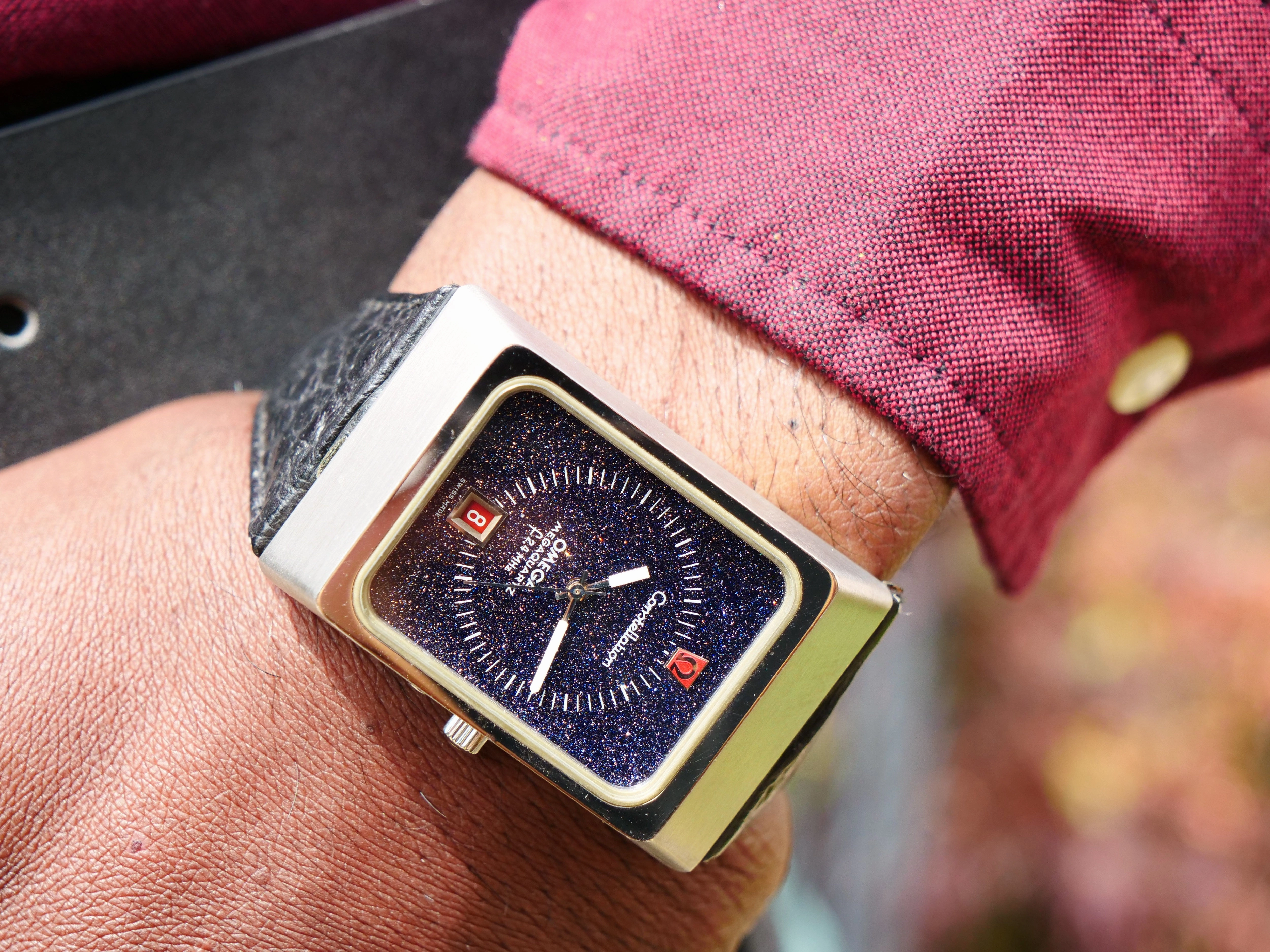 Omega Megaquartz Stardust.