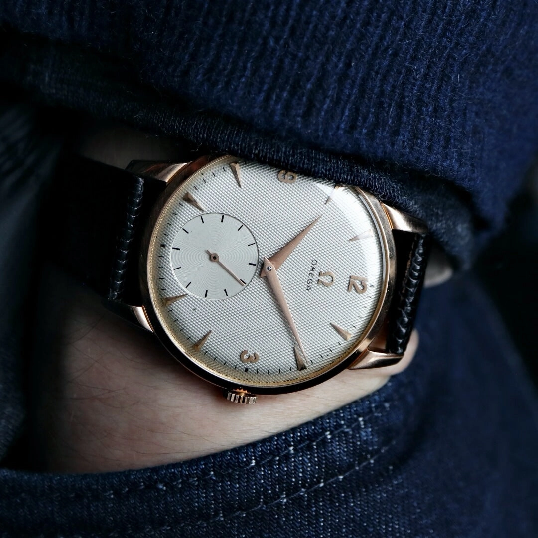 Omega Ref. 2687, 18k Rose Gold 1954 Men's Vintage Watch