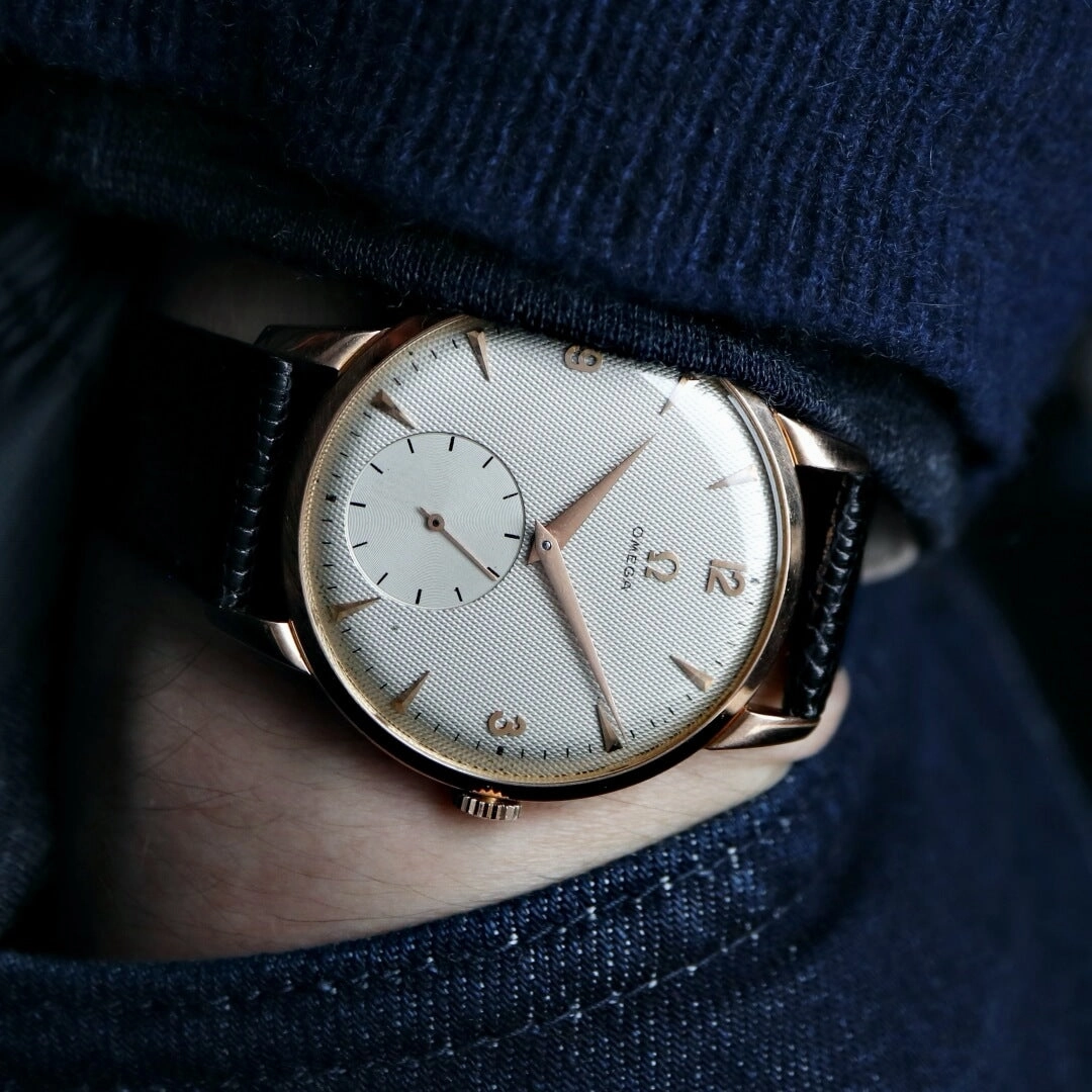 Omega Ref. 2687, 18k Rose Gold 1954 Men's Vintage Watch