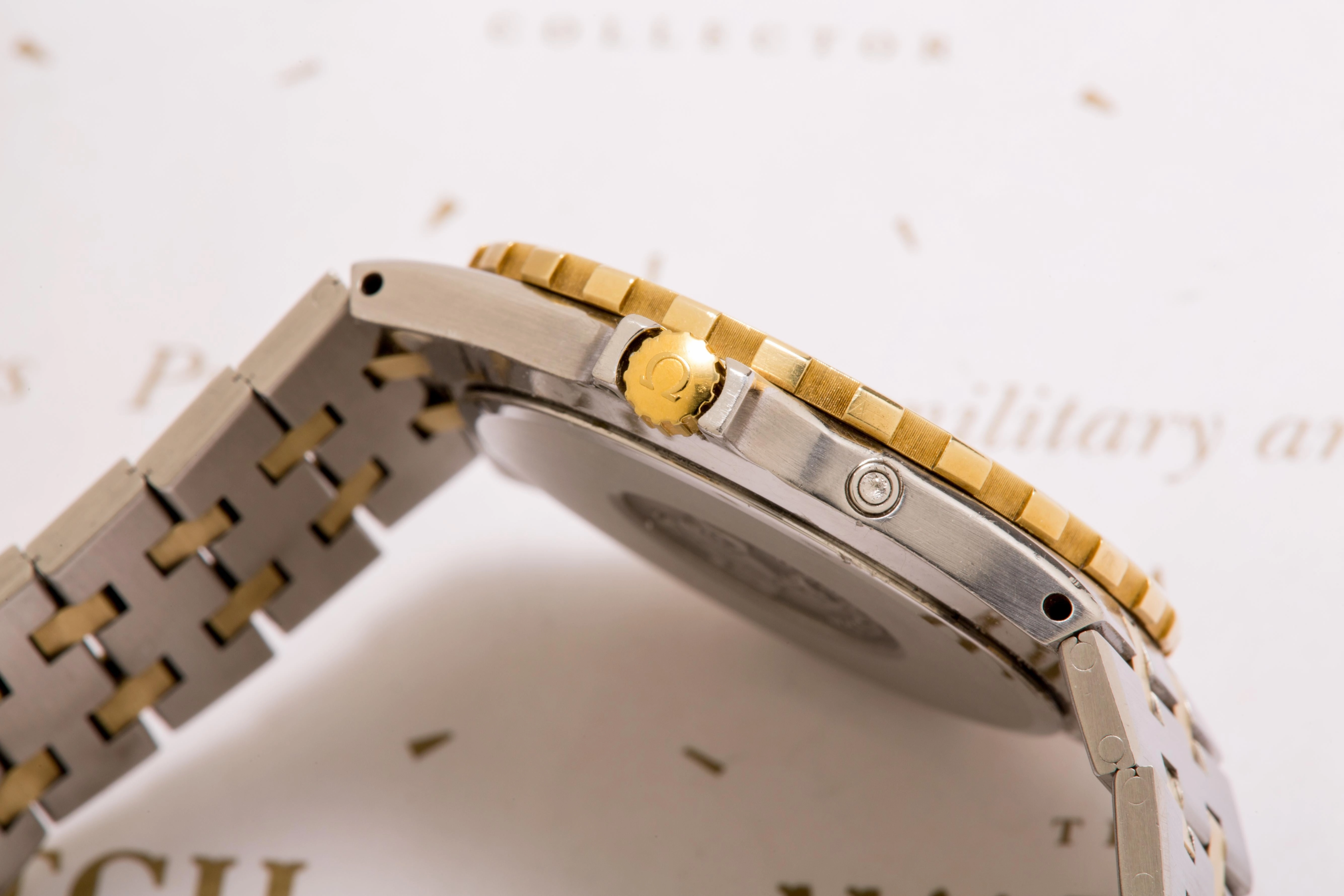 Omega Seamaster 120 Jacques Mayol two tone stainless steel/ 18K SOLD