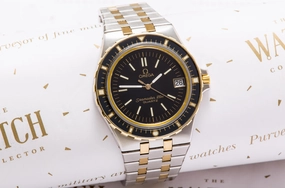 Omega Seamaster 120 Jacques Mayol two tone stainless steel/ 18K SOLD