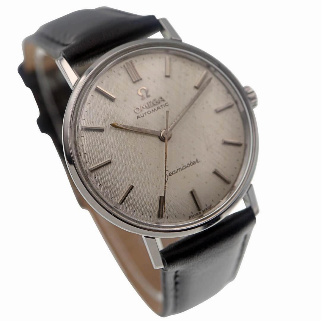 Omega Seamaster 14765.61SC Linen Dial, Year 1962 Men's Vintage Watch