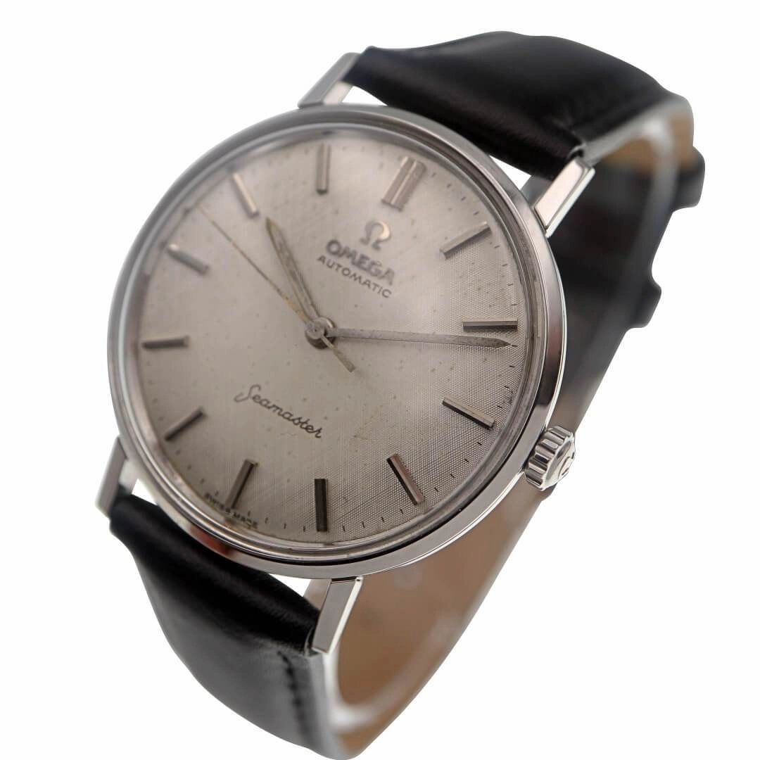 Omega Seamaster 14765.61SC Linen Dial, Year 1962 Men's Vintage Watch