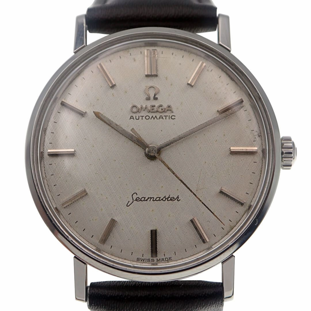 Omega Seamaster 14765.61SC Linen Dial, Year 1962 Men's Vintage Watch