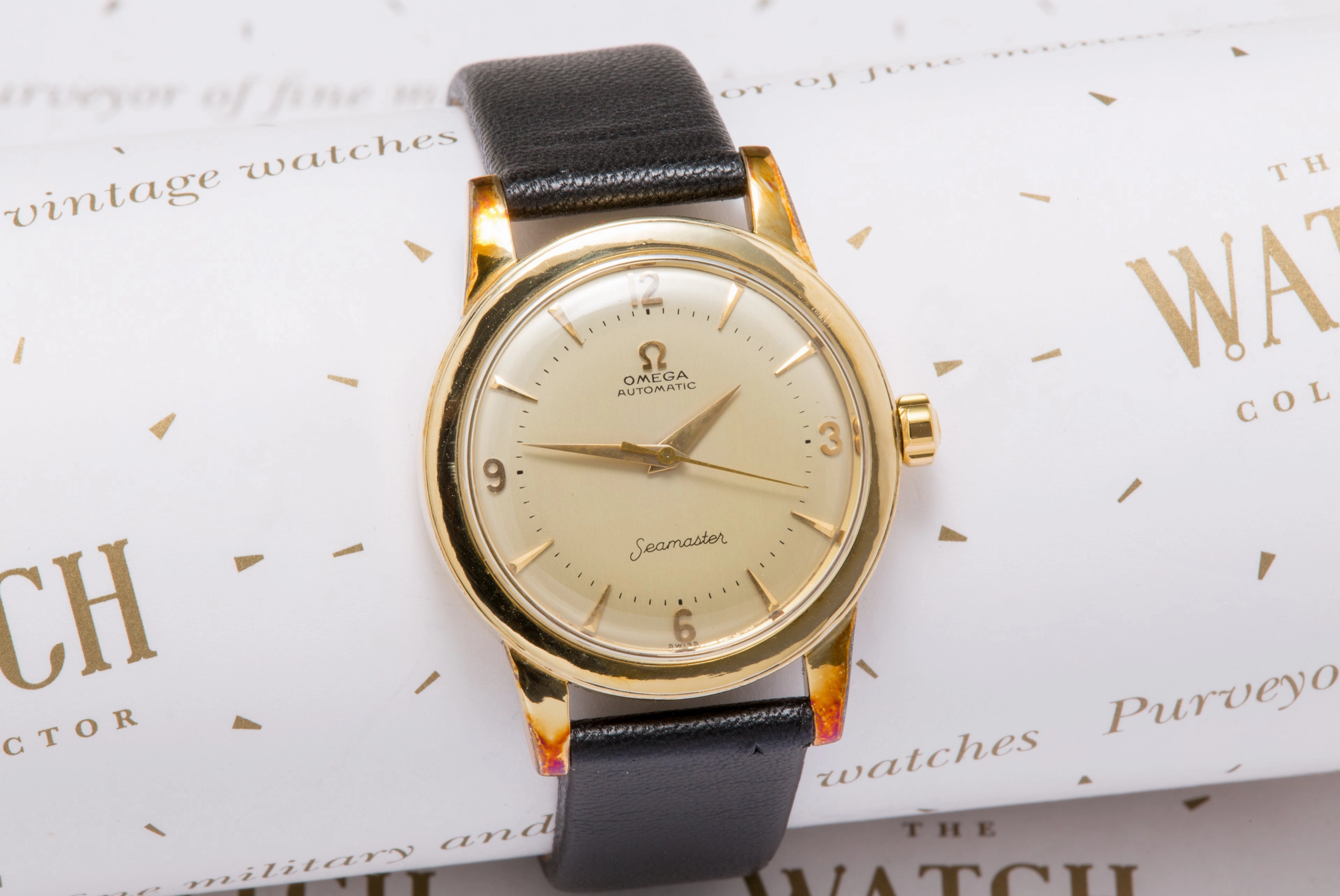 Omega Seamaster 14 ct Gold filled SOLD