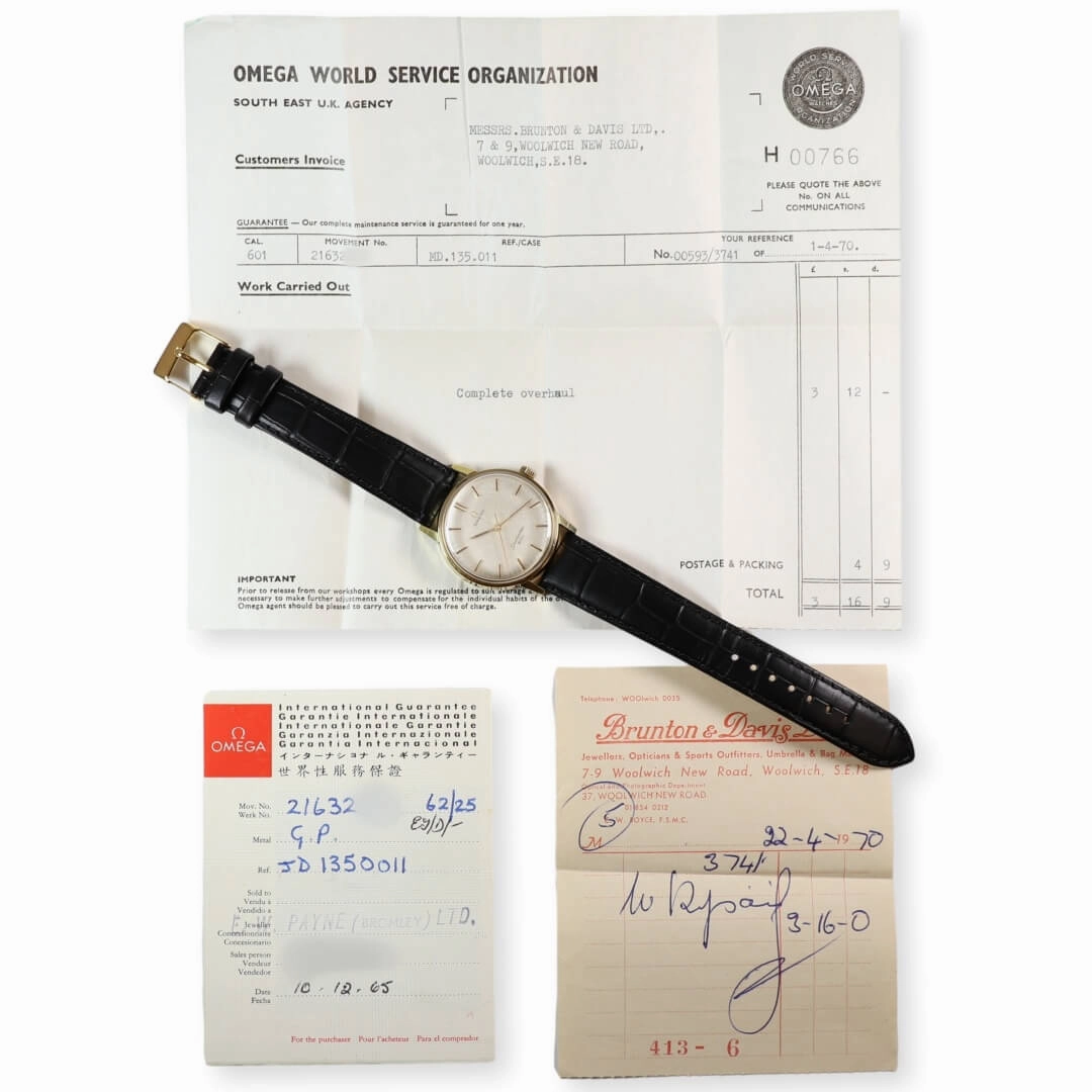 Omega Seamaster 600 135.011 Rare Engine Turned Dial, 1964
