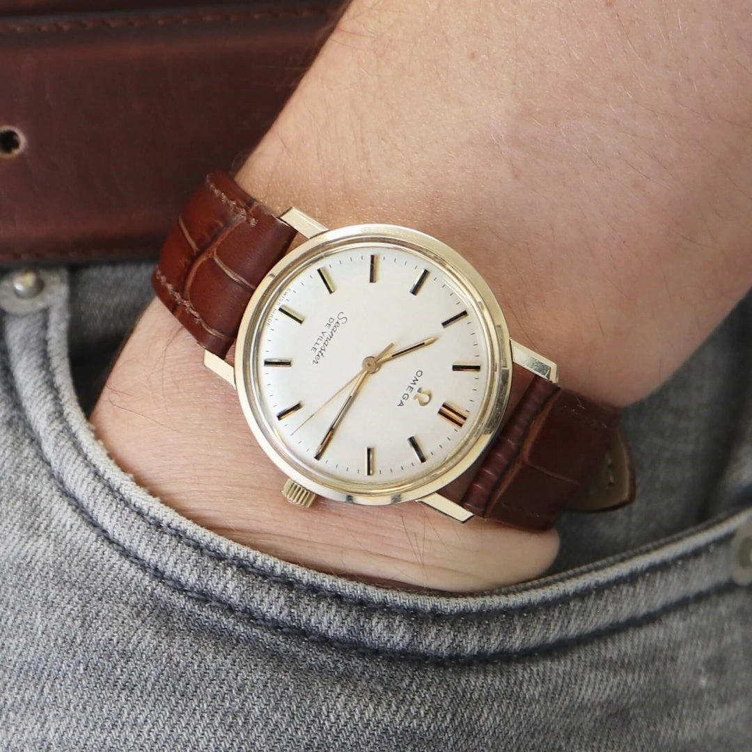 Omega Seamaster de Ville 1355010, 9k Gold, 1967