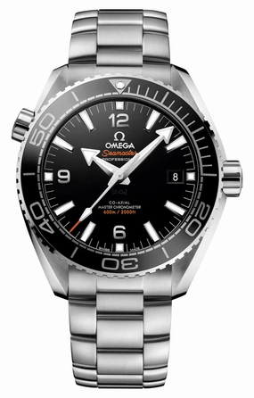 Omega Seamaster Planet Ocean 600M Automatic Chronometer Stainless Steel Black Dial Date Divers Mens Watch 215.30.44.21.01.001
