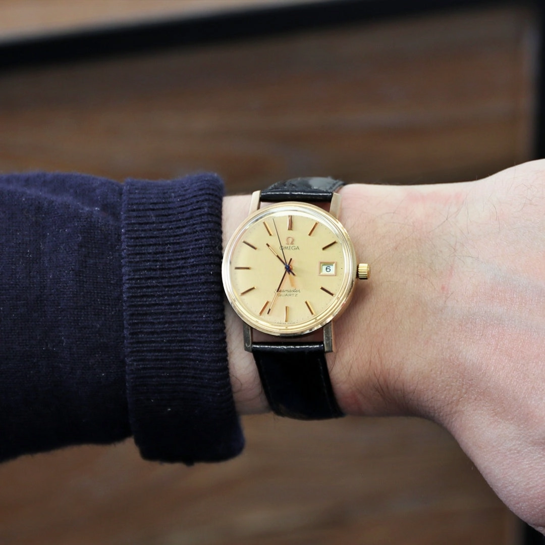 Omega Seamaster Quartz 196.5102 9k Gold, 1979