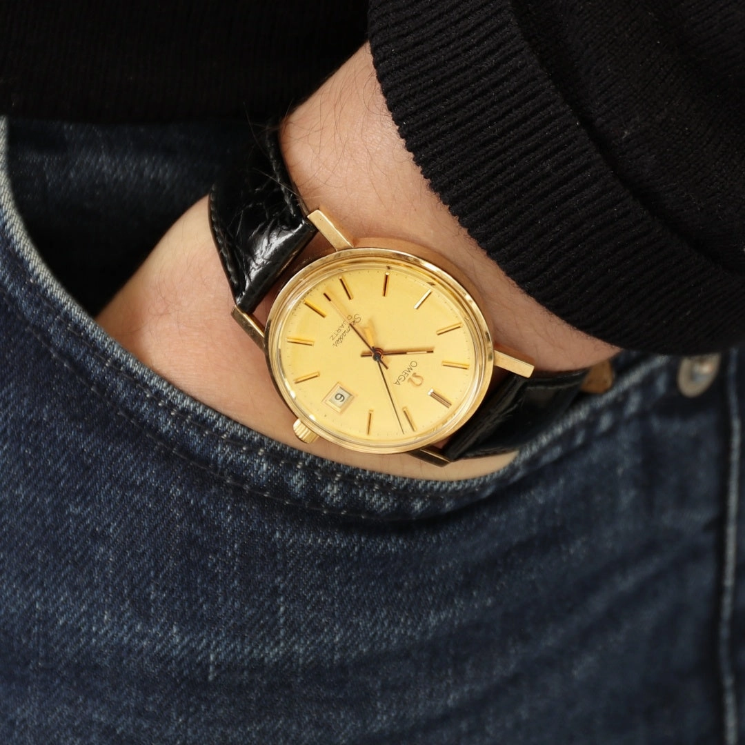 Omega Seamaster Quartz 196.5102 9k Gold, 1979