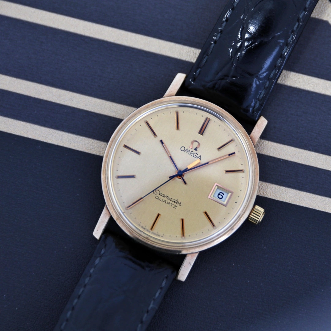 Omega Seamaster Quartz 196.5102 9k Gold, 1979