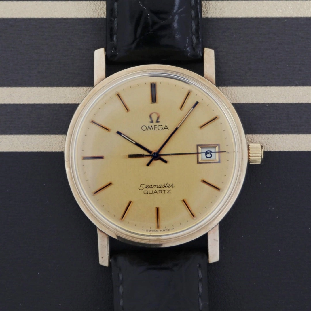 Omega Seamaster Quartz 196.5102 9k Gold, 1979