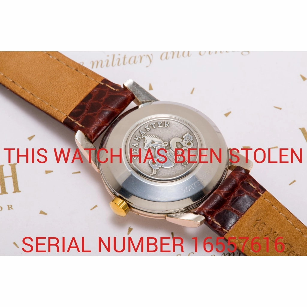 Omega Seamaster rare case back