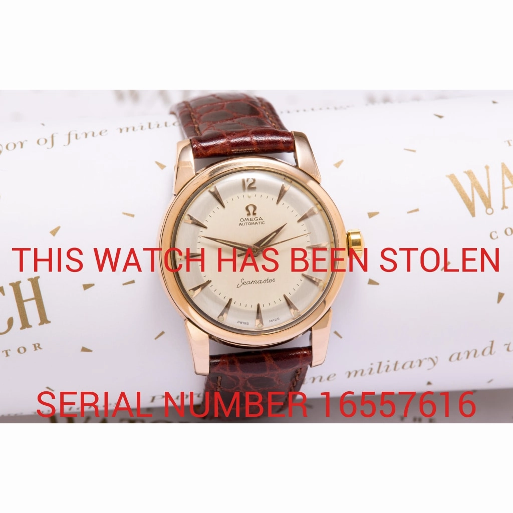 Omega Seamaster rare case back
