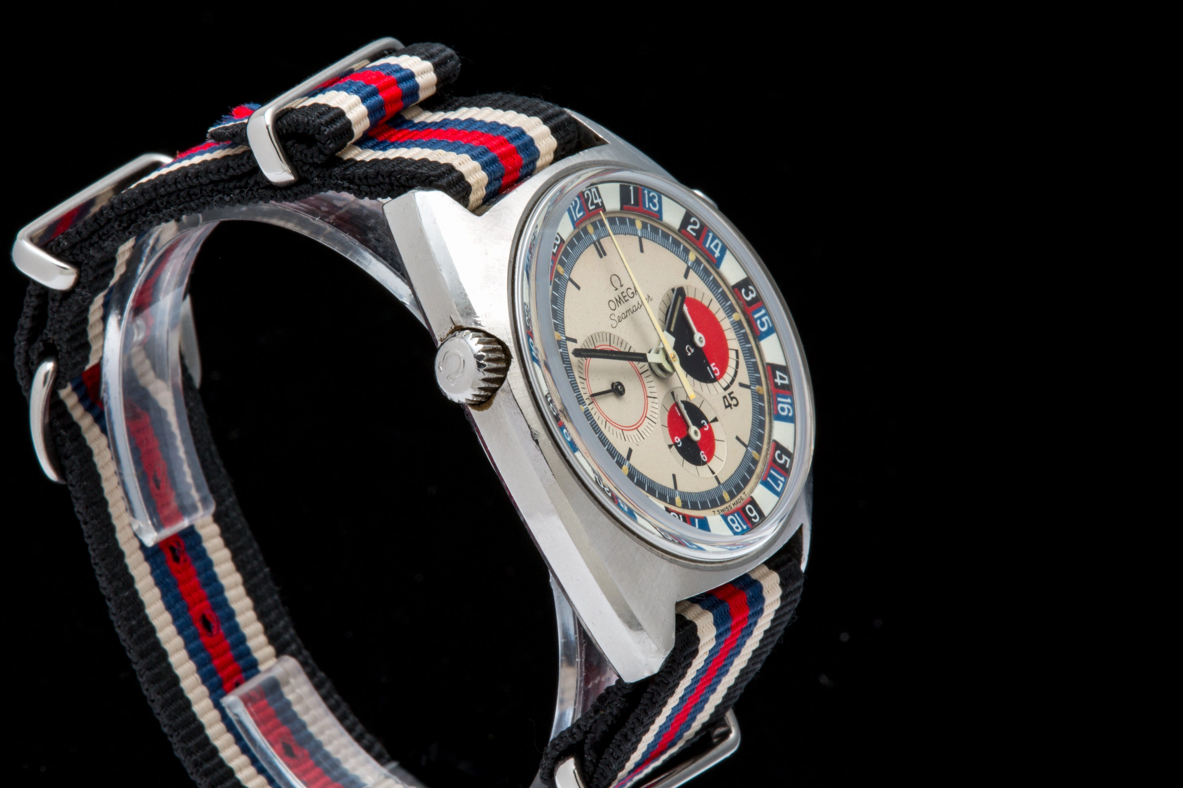 Omega Seamaster Soccer Time Exotic roulette bezel