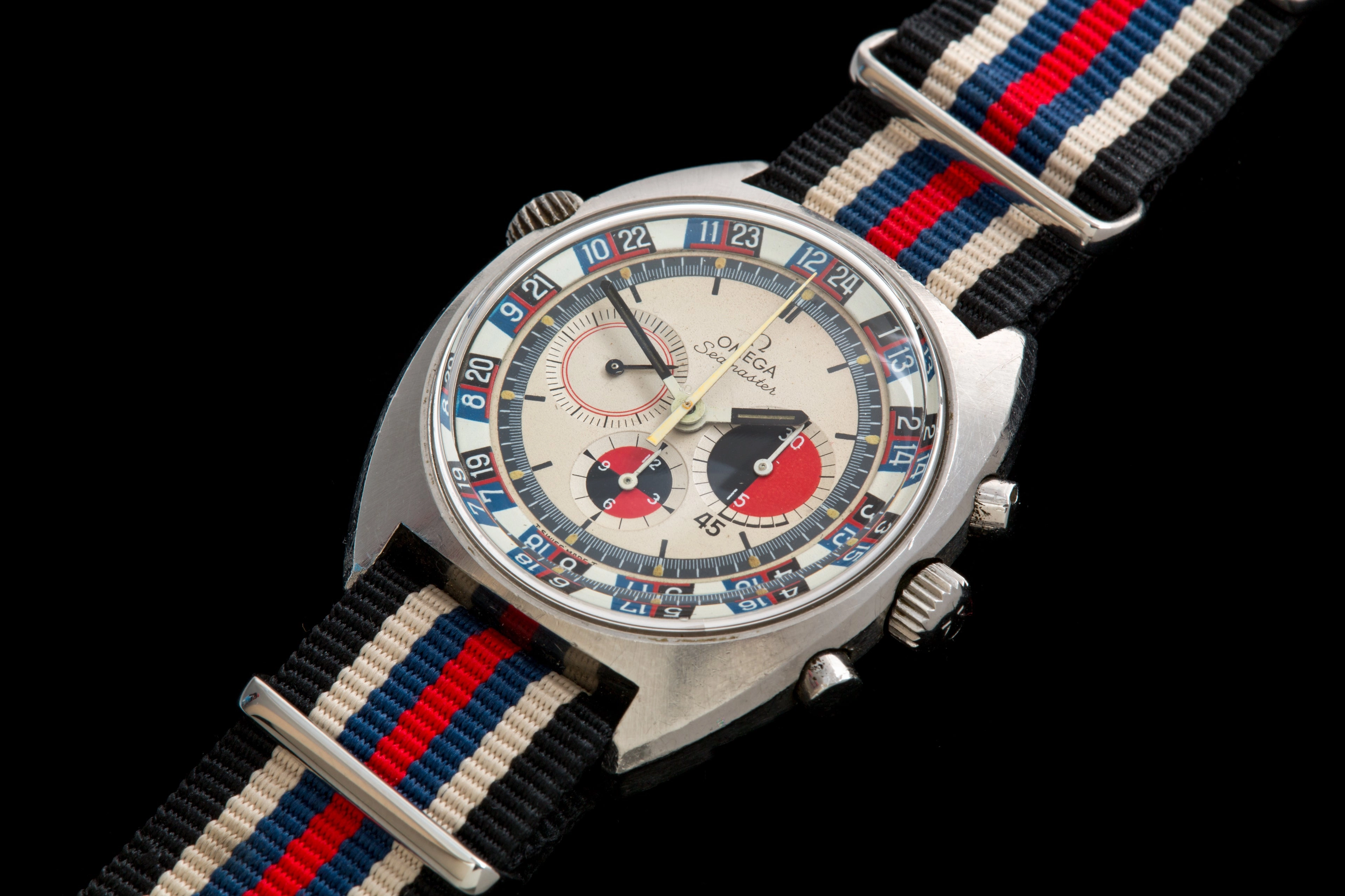 Omega Seamaster Soccer Time Exotic roulette bezel