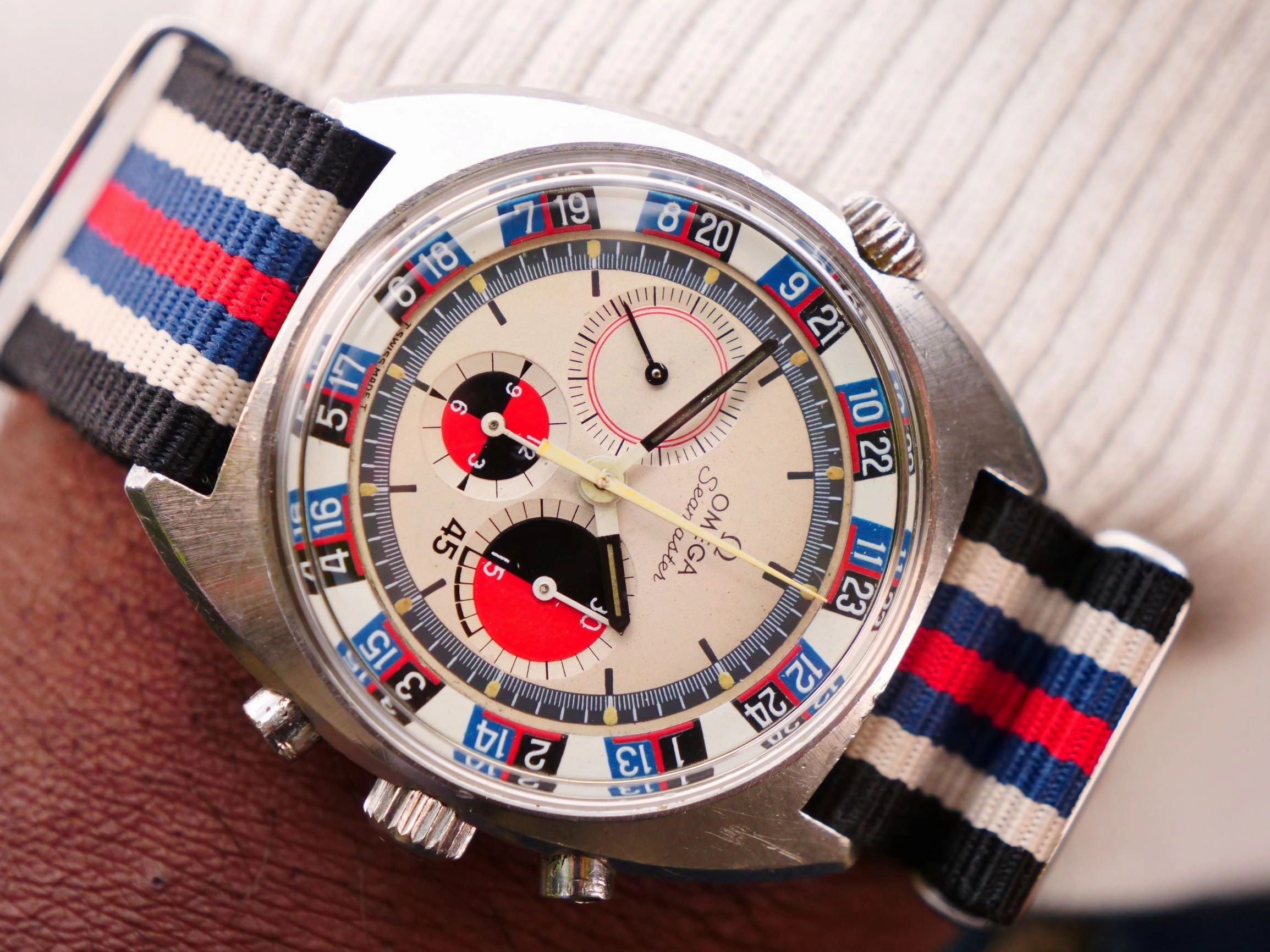 Omega Seamaster Soccer Time Exotic roulette bezel