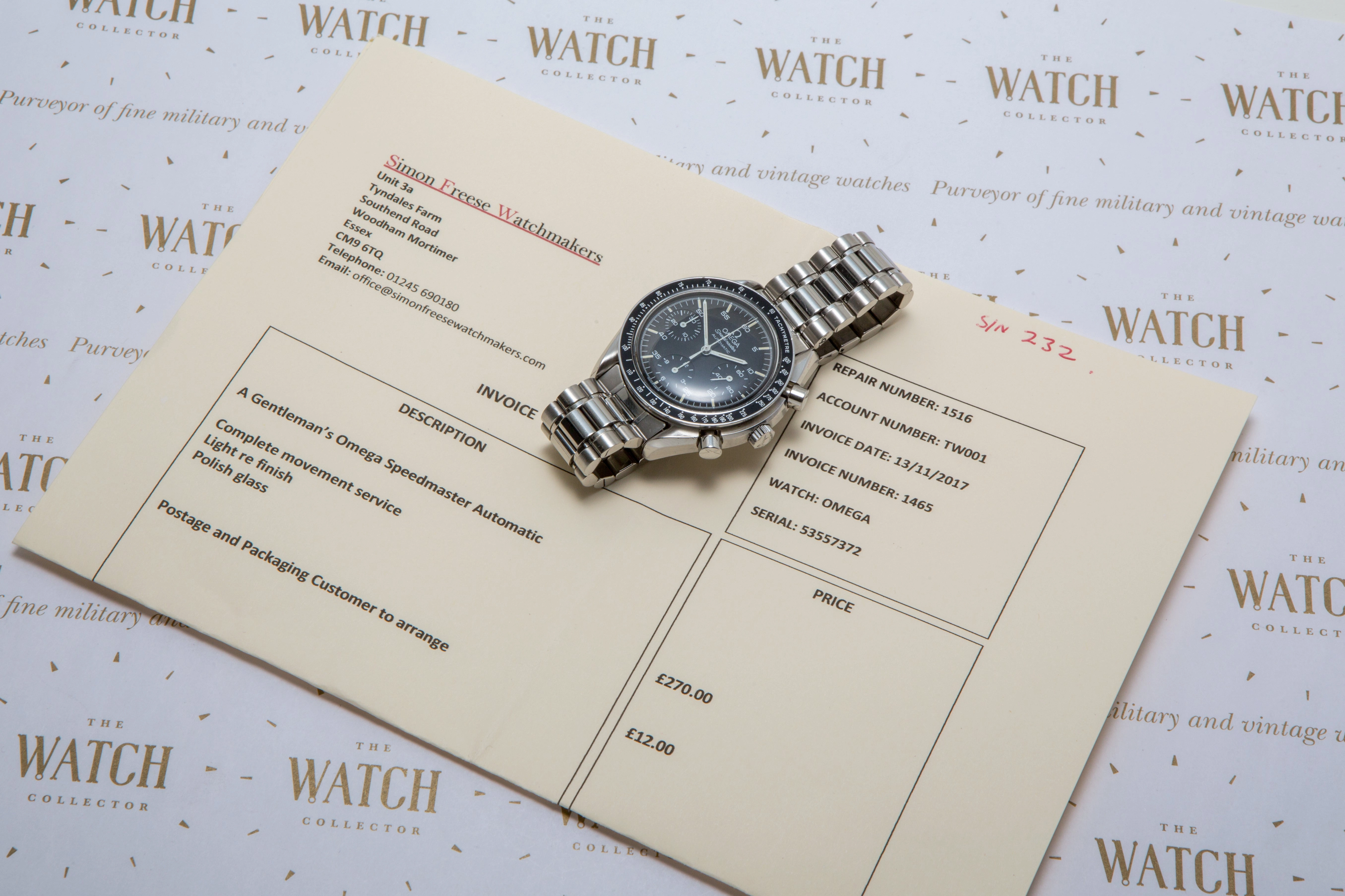Omega Speed Master automatic sold
