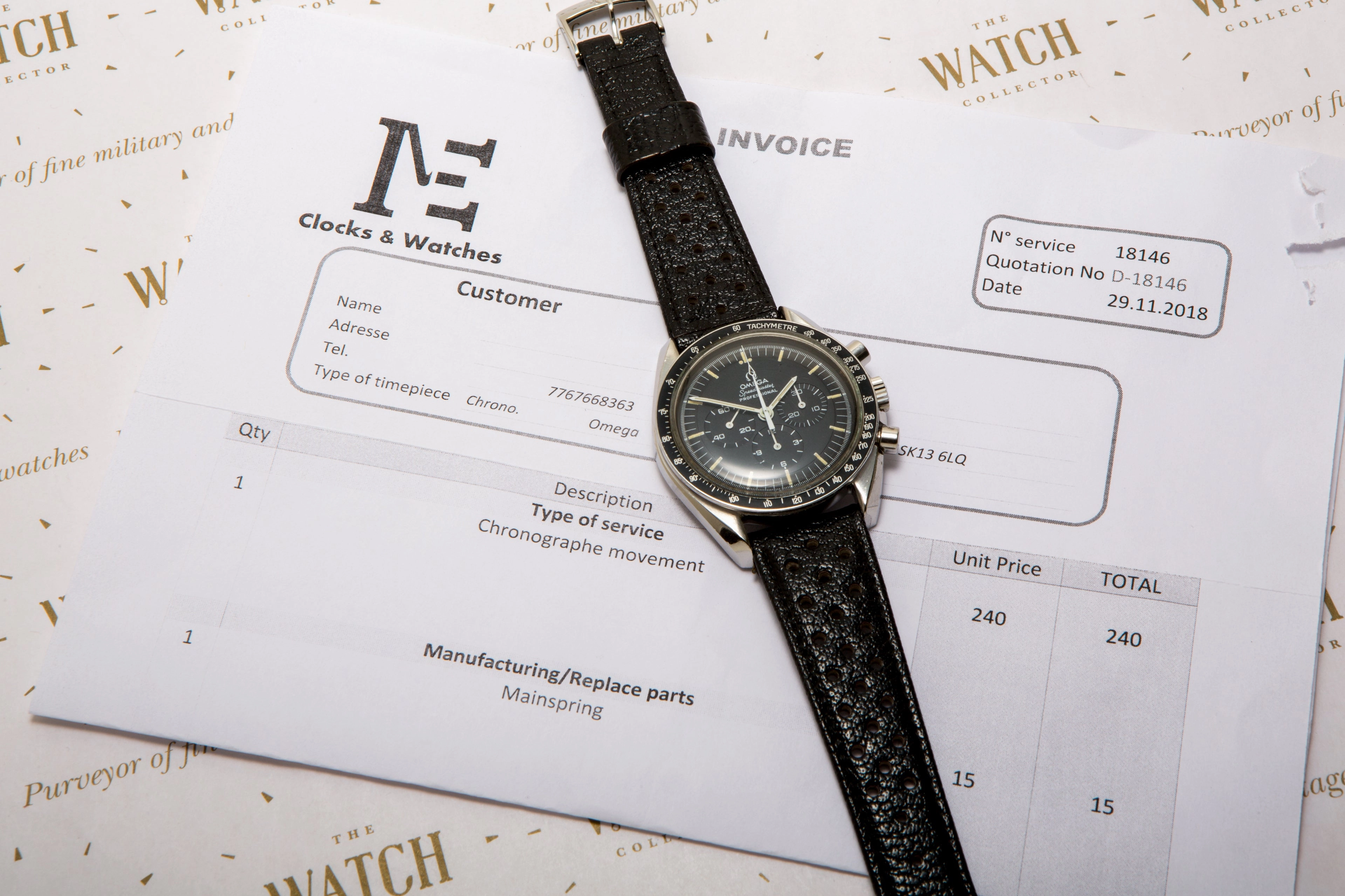 Omega Speedmaster 145.022-69 pre moon with box and papers SOLD