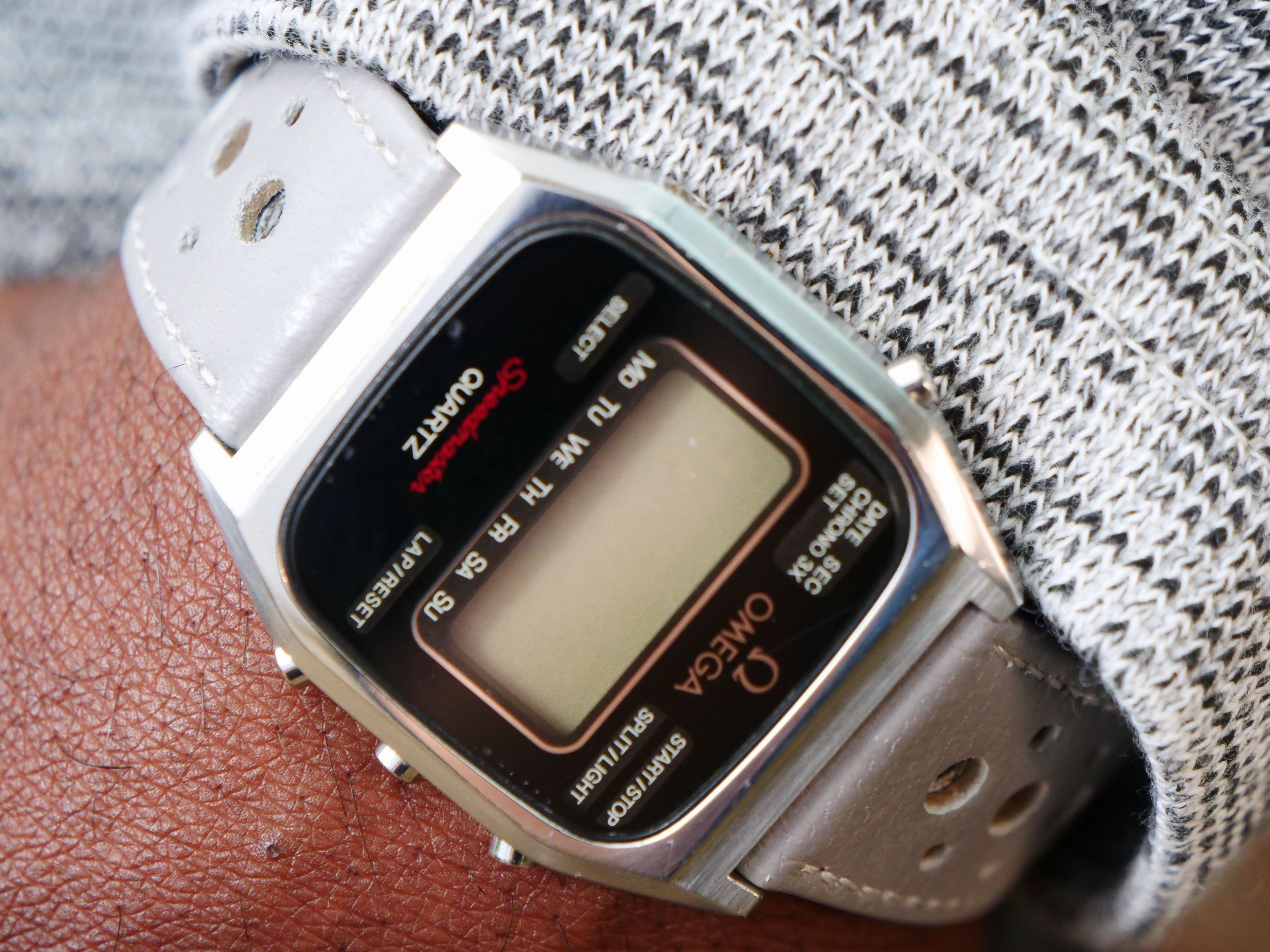 Omega Speedmaster LCD TV dial