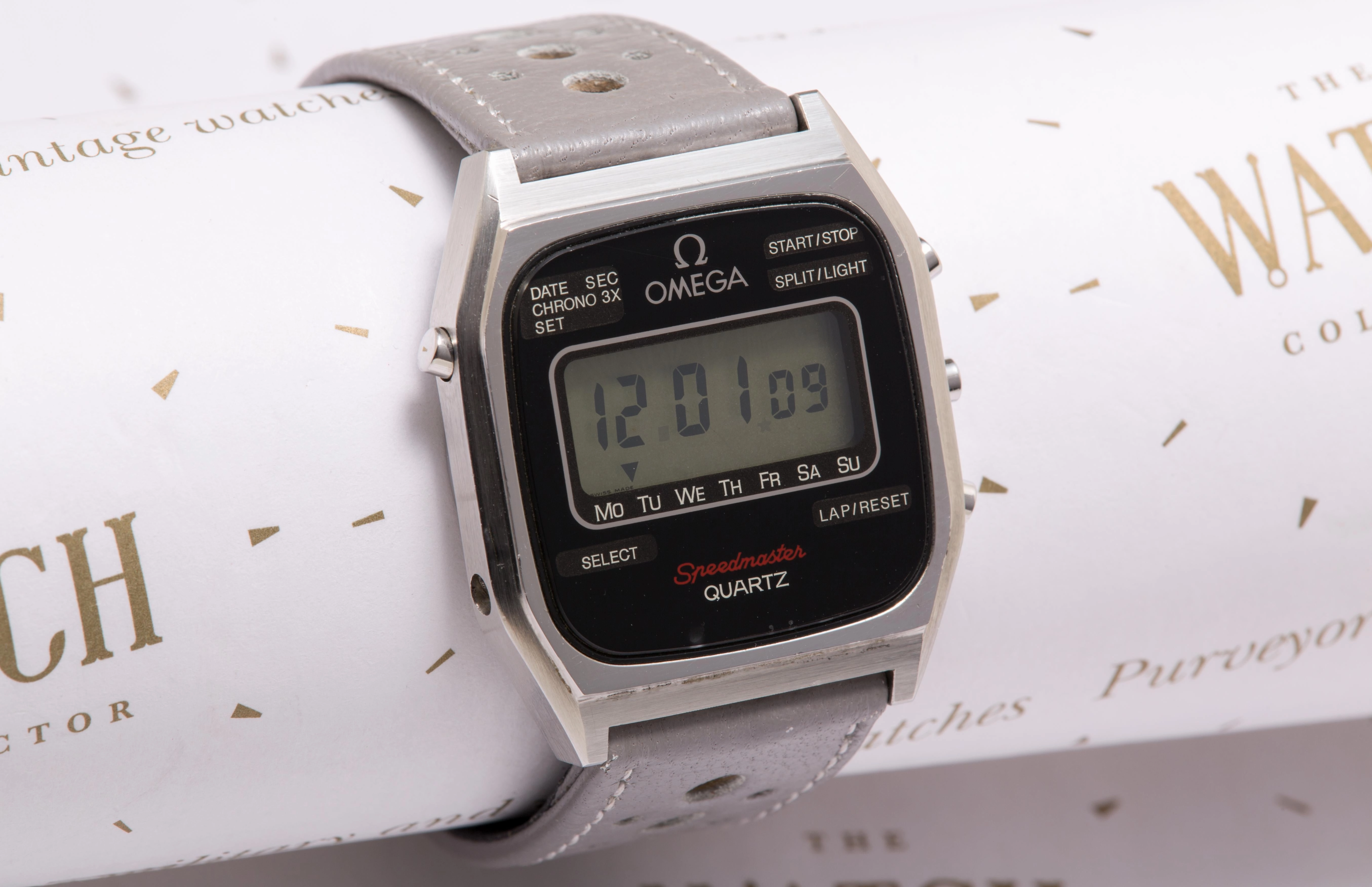 Omega Speedmaster LCD TV dial