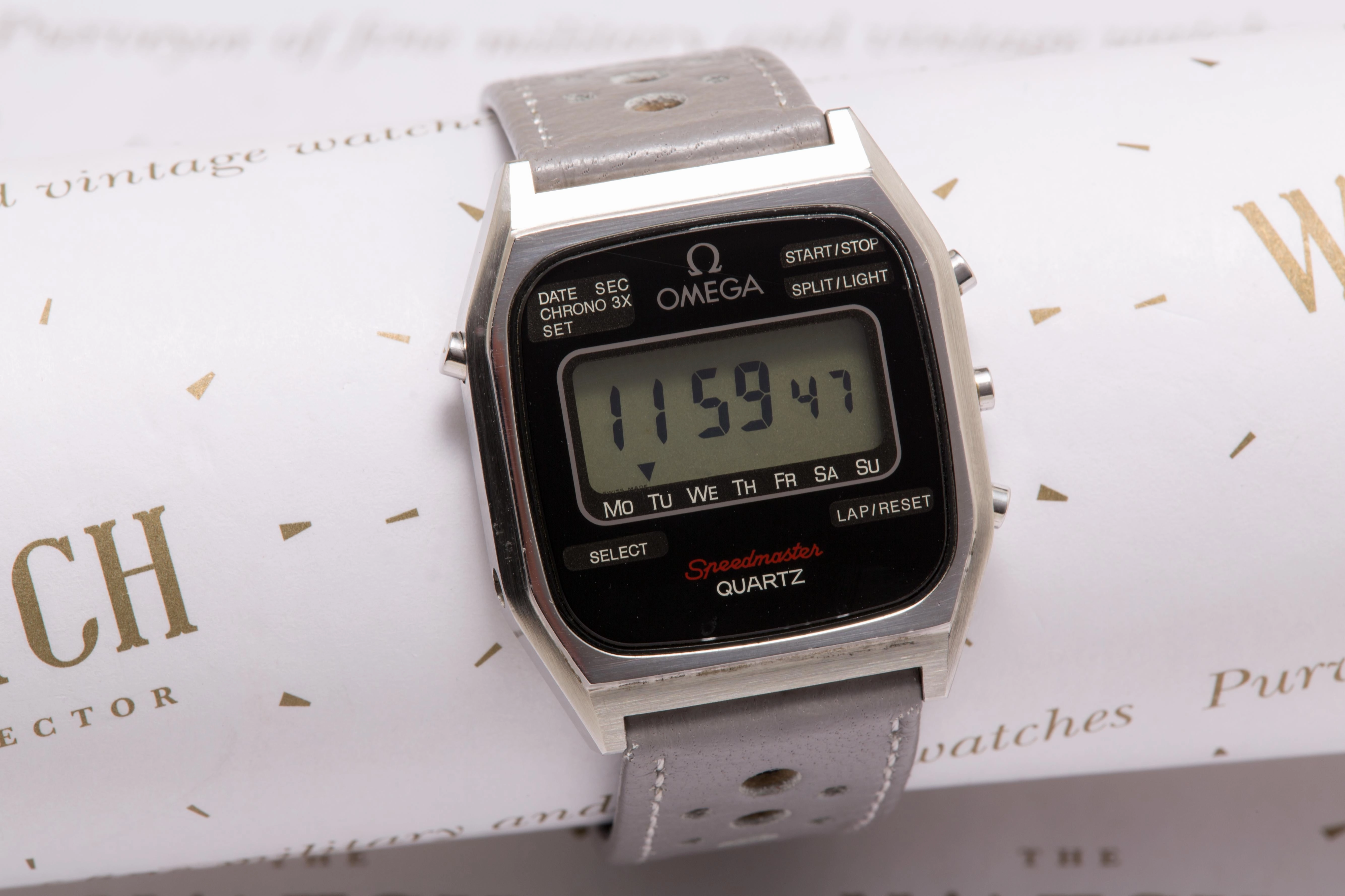 Omega Speedmaster LCD TV dial