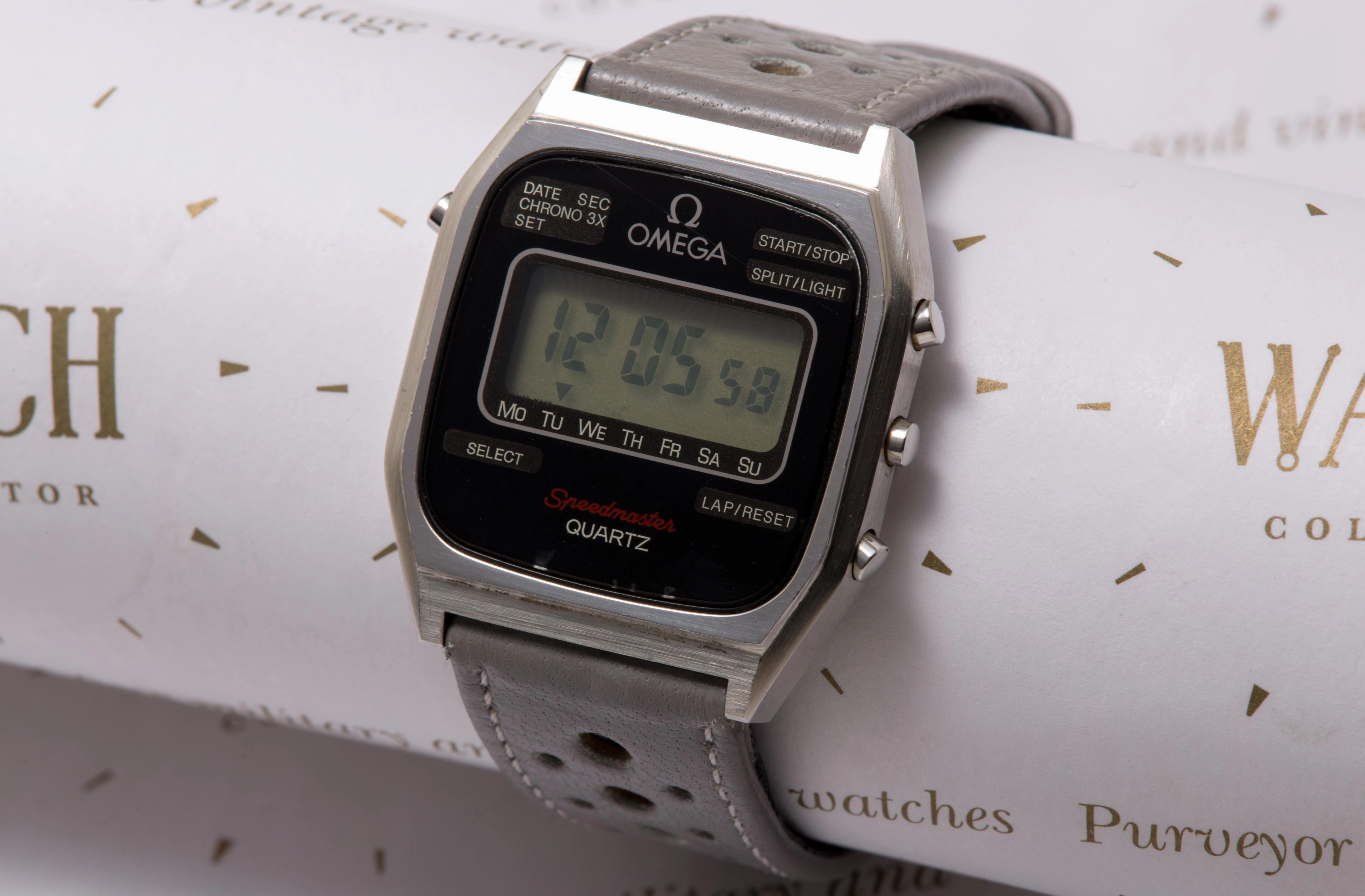 Omega Speedmaster LCD TV dial