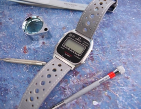 Omega Speedmaster LCD TV dial