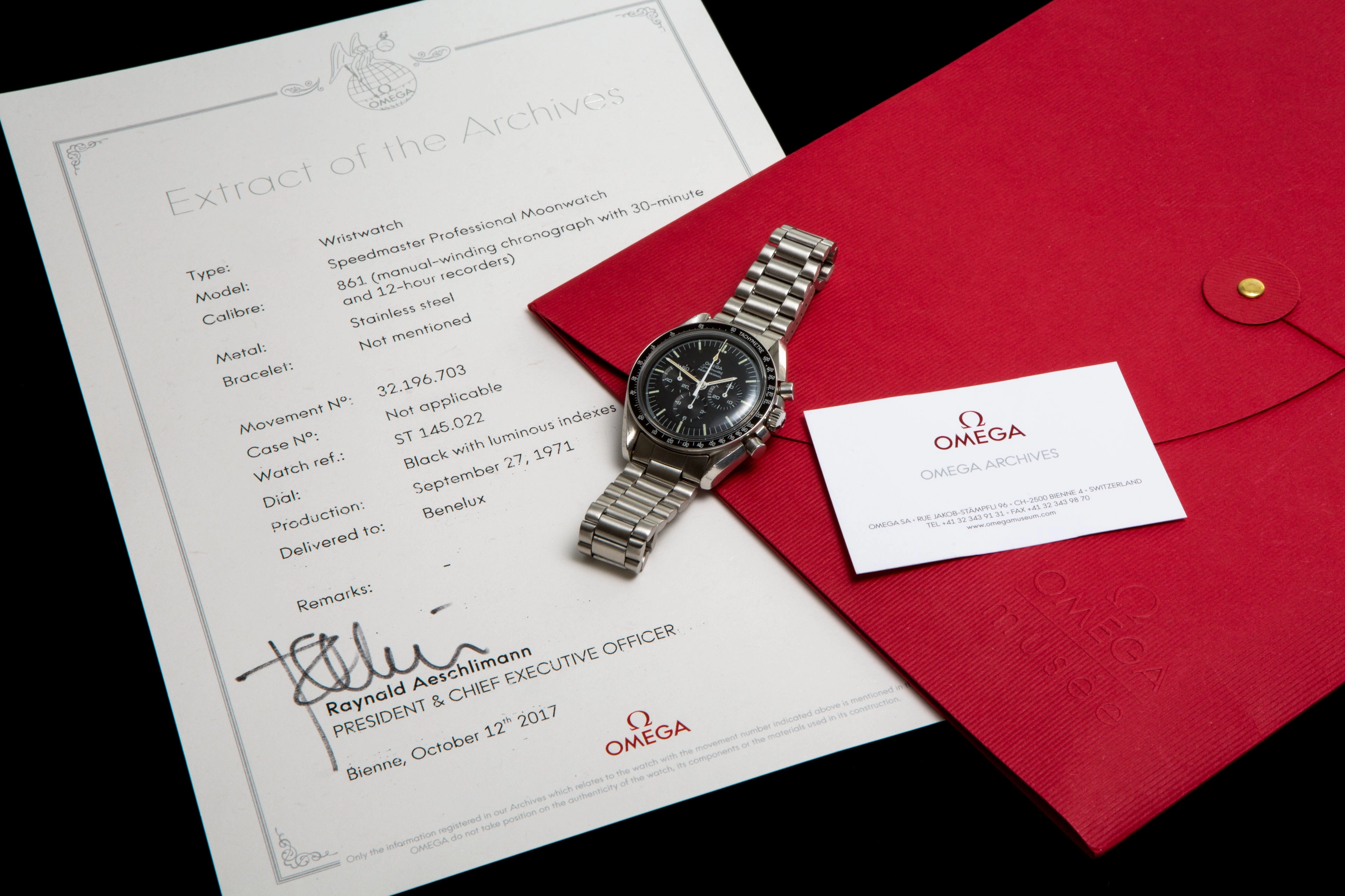 Omega speedmaster Moon watch - SOLD