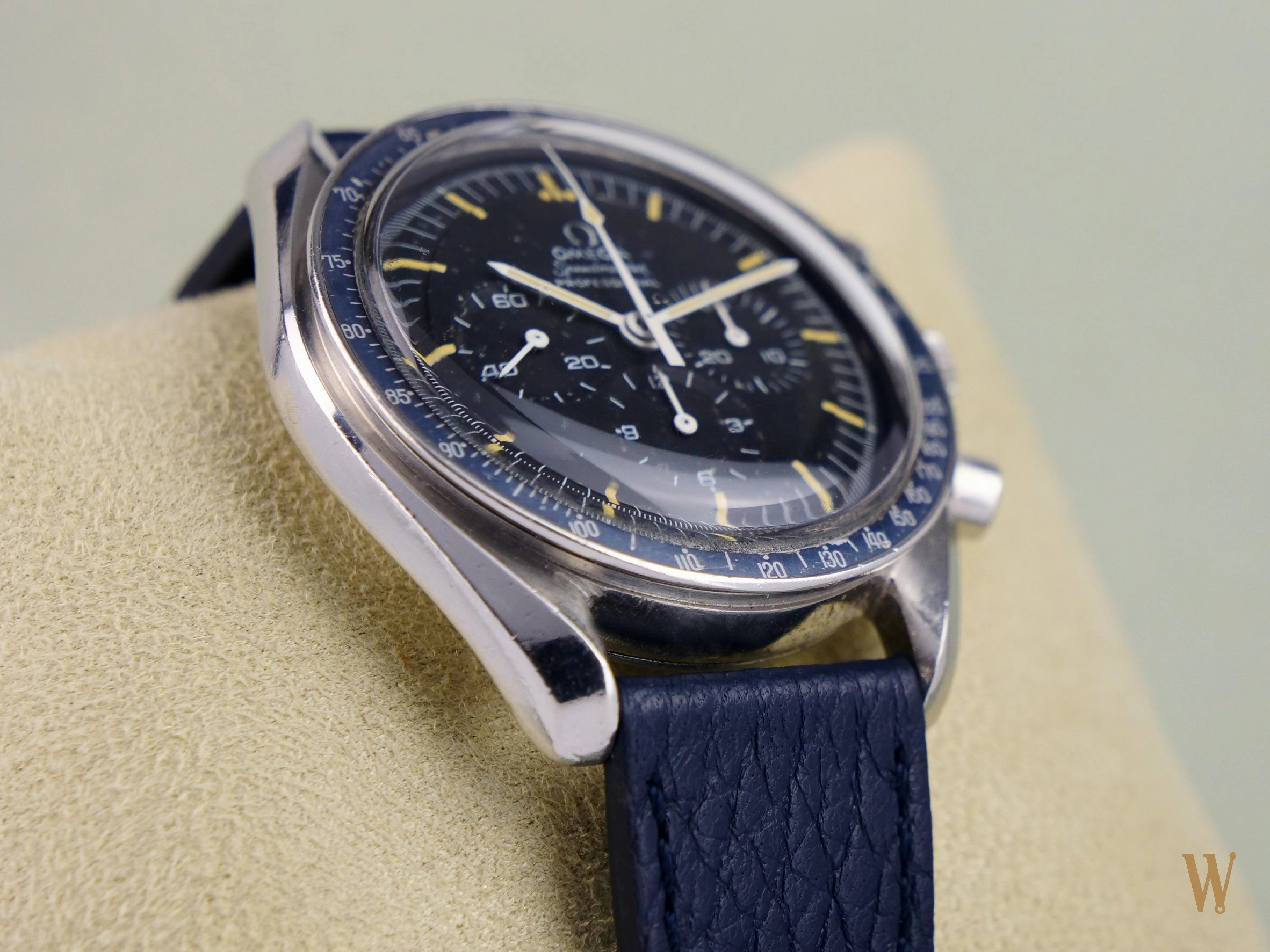 Omega Speedmaster Professional with Rare Faded Grey/Blue "220" Bezel  A Collectors Dream