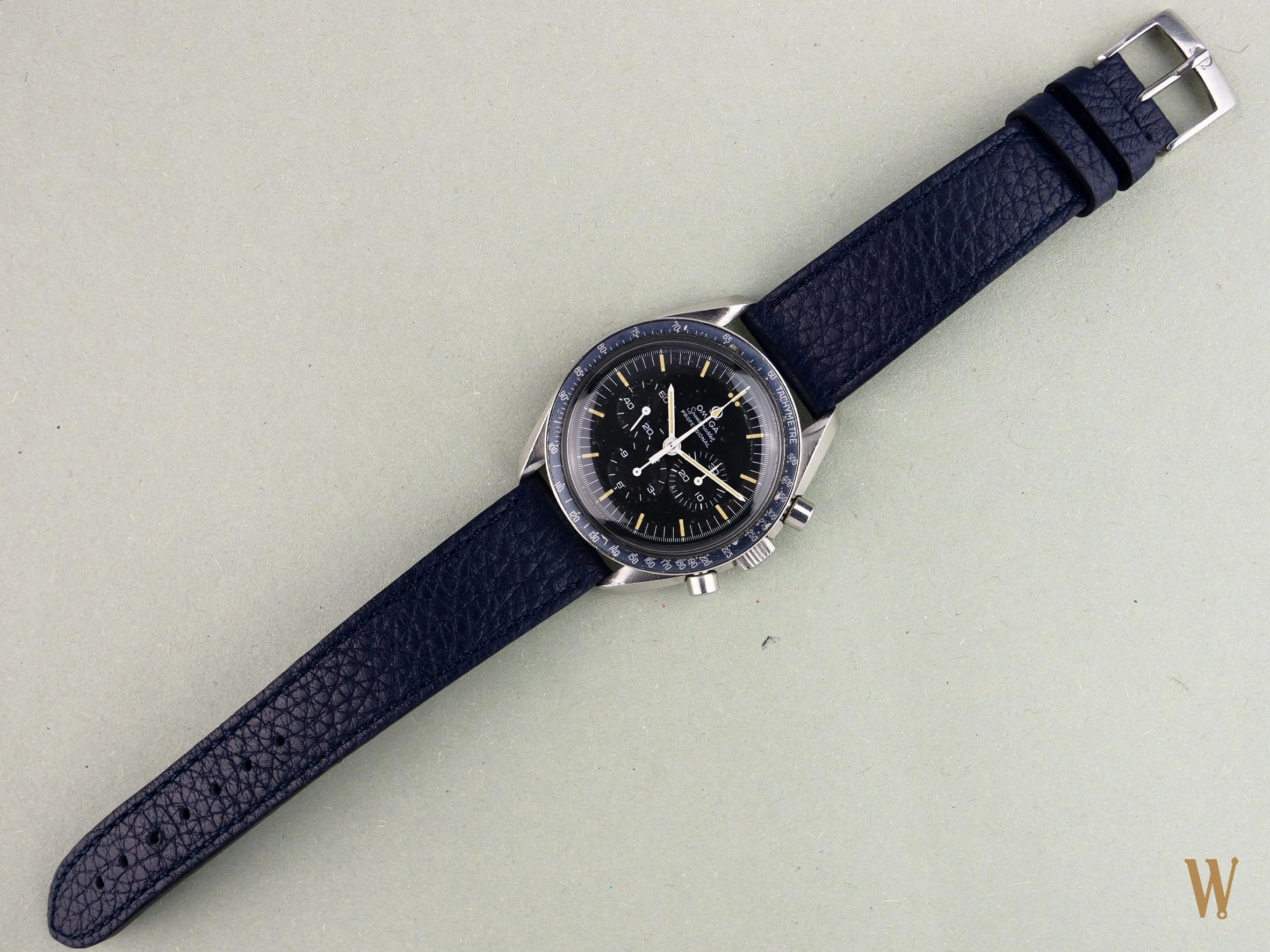 Omega Speedmaster Professional with Rare Faded Grey/Blue "220" Bezel  A Collectors Dream