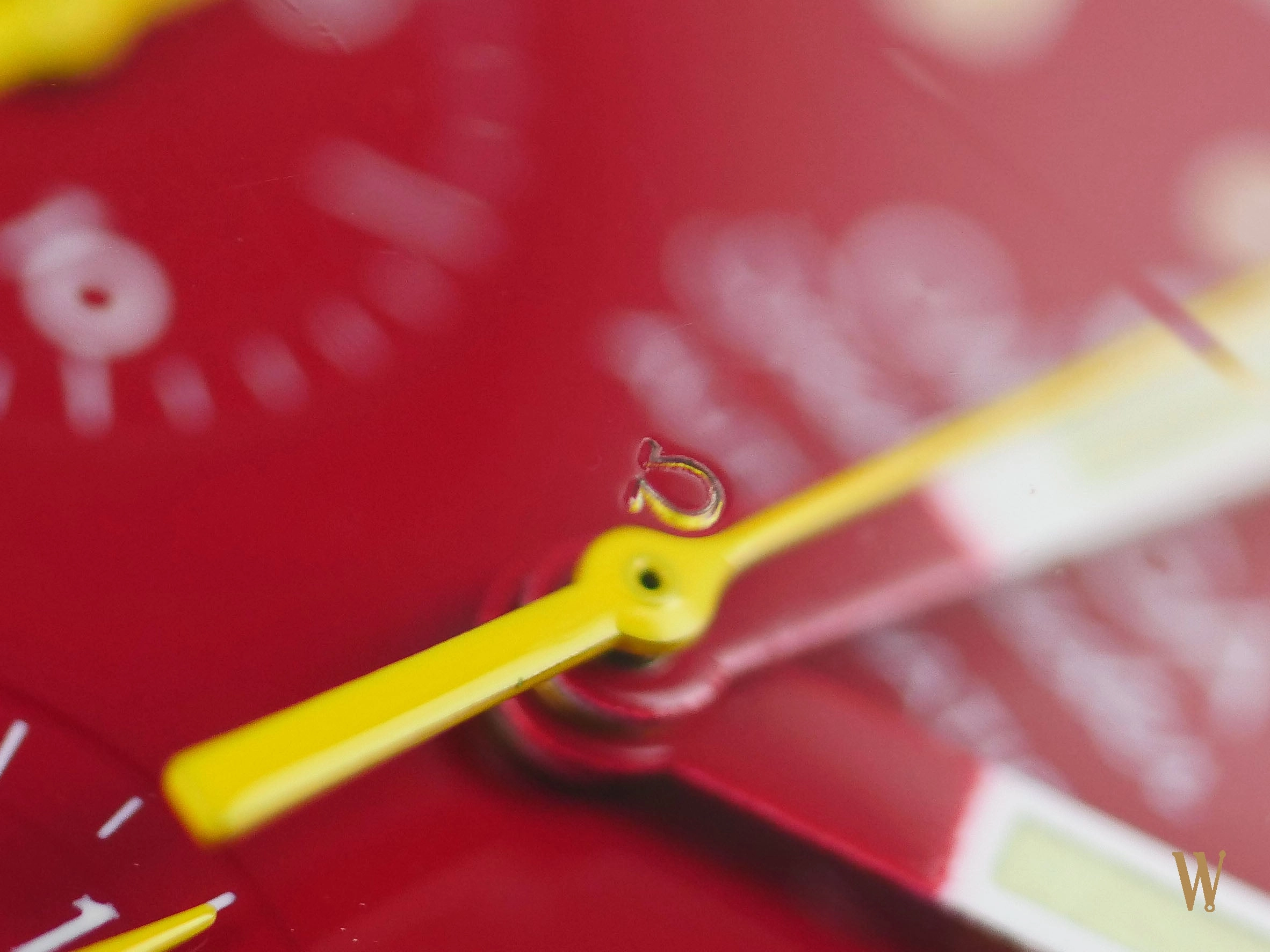 Omega Speedmaster Reduced Red Schumacher Chronograph