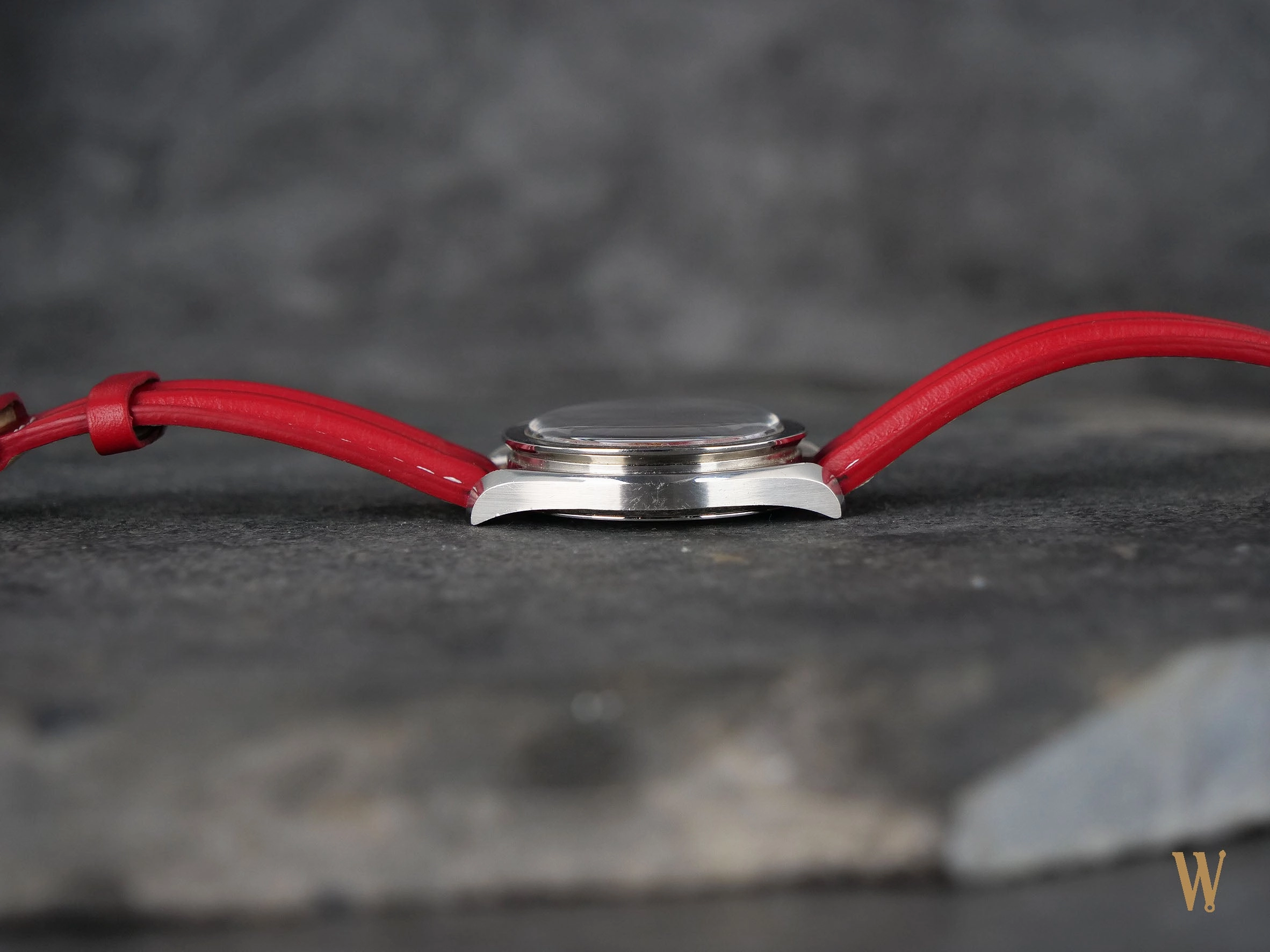 Omega Speedmaster Reduced Red Schumacher Chronograph