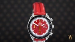 Omega Speedmaster Reduced Red Schumacher Chronograph