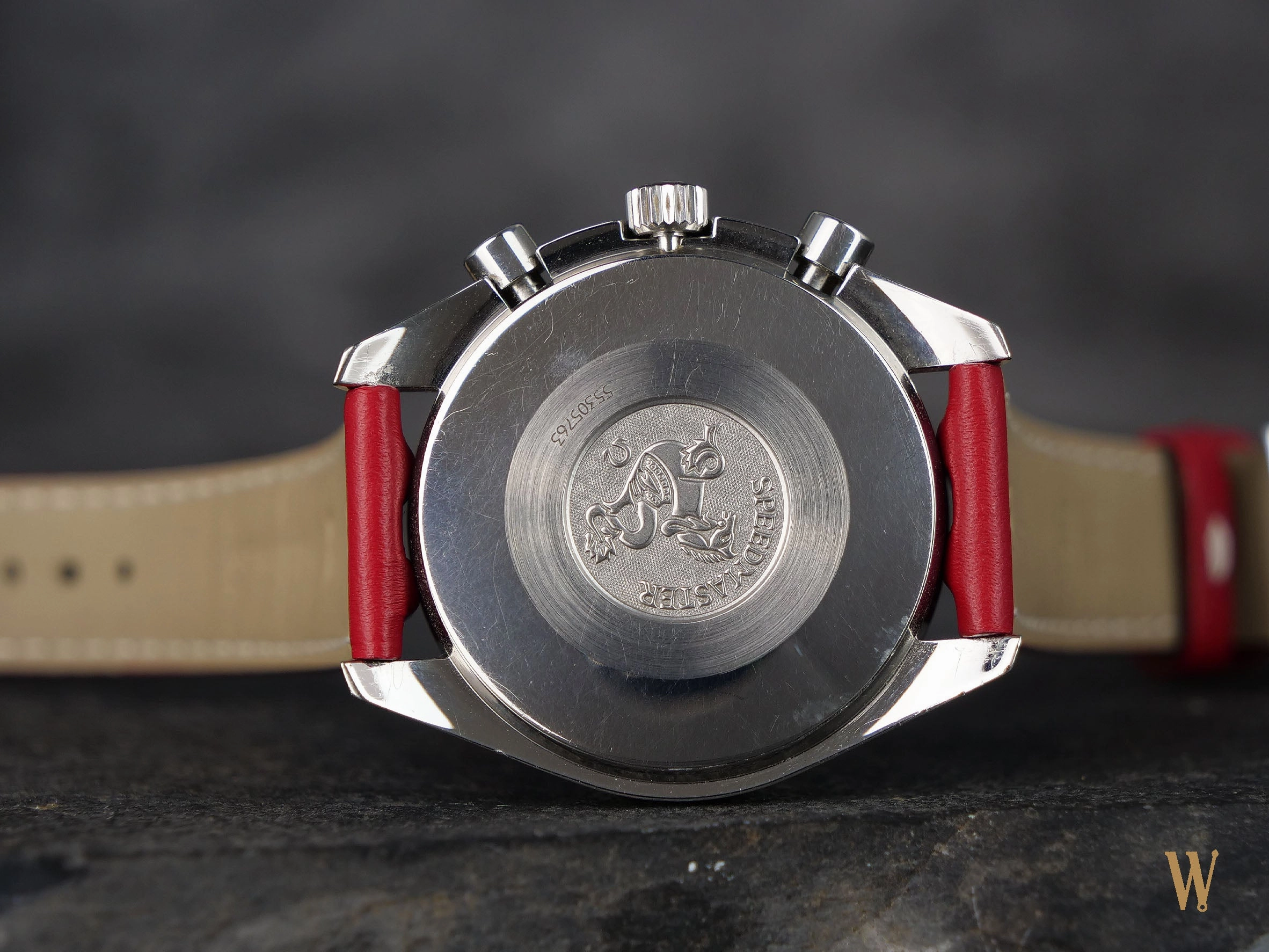 Omega Speedmaster Reduced Red Schumacher Chronograph