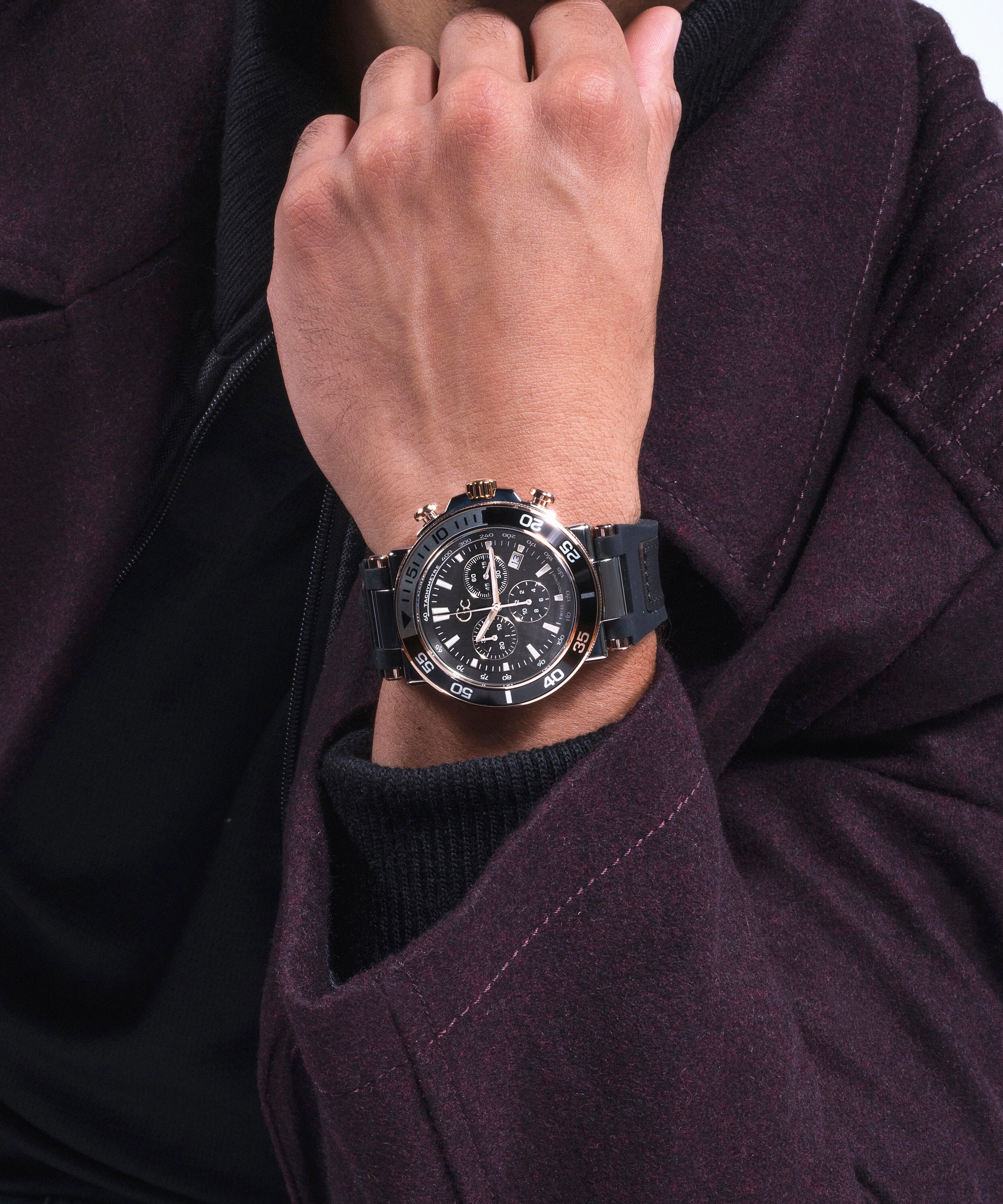 One Sport Men's Silicone Chronograph Watch Z14005G2MF