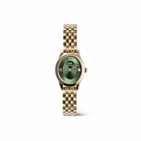 Ophelia Mini Emerald Gold