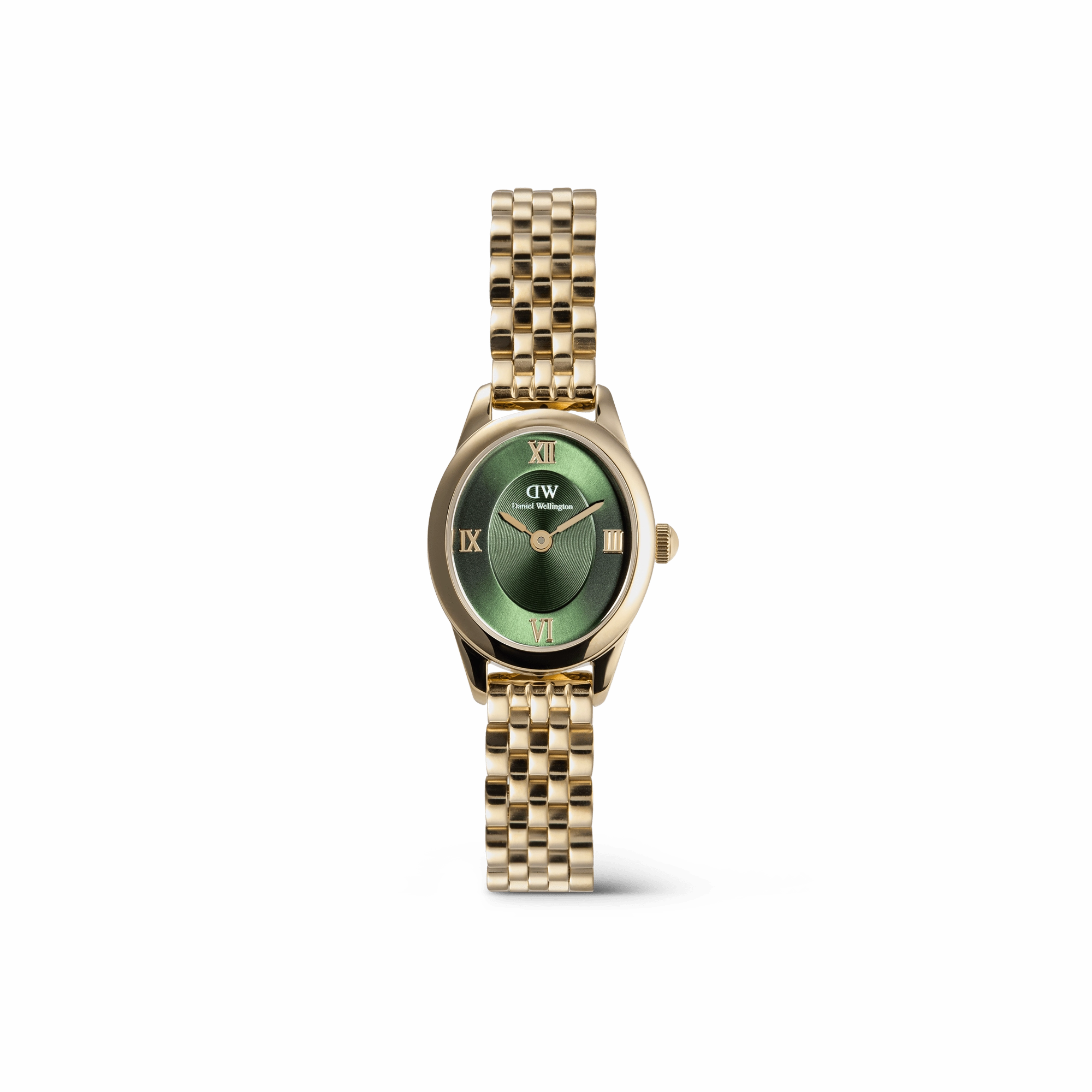 Ophelia Mini Emerald Gold