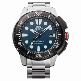 Orient Men's Automatic Watch - M-Force Dive Blue Dial Bracelet | RA-AC0L07L00B