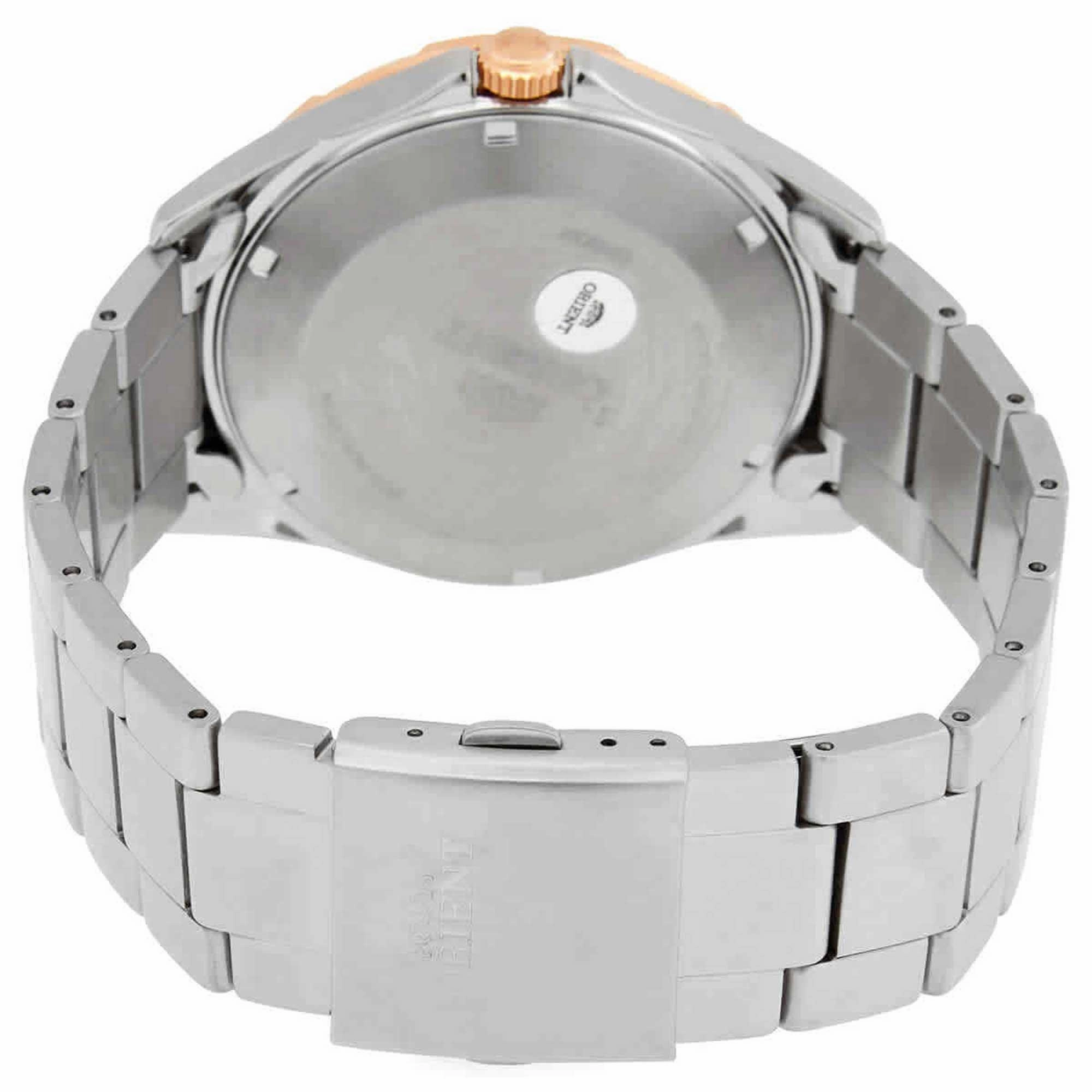 Orient Men's Watch - Defender Automatic Blue Dial Rose Gold Tone Bezel | RA-AK0601L10A