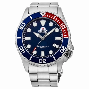 Orient Men's Watch - Triton Divers Blue and Red Rotating Bezel | RA-AC0K03L10B