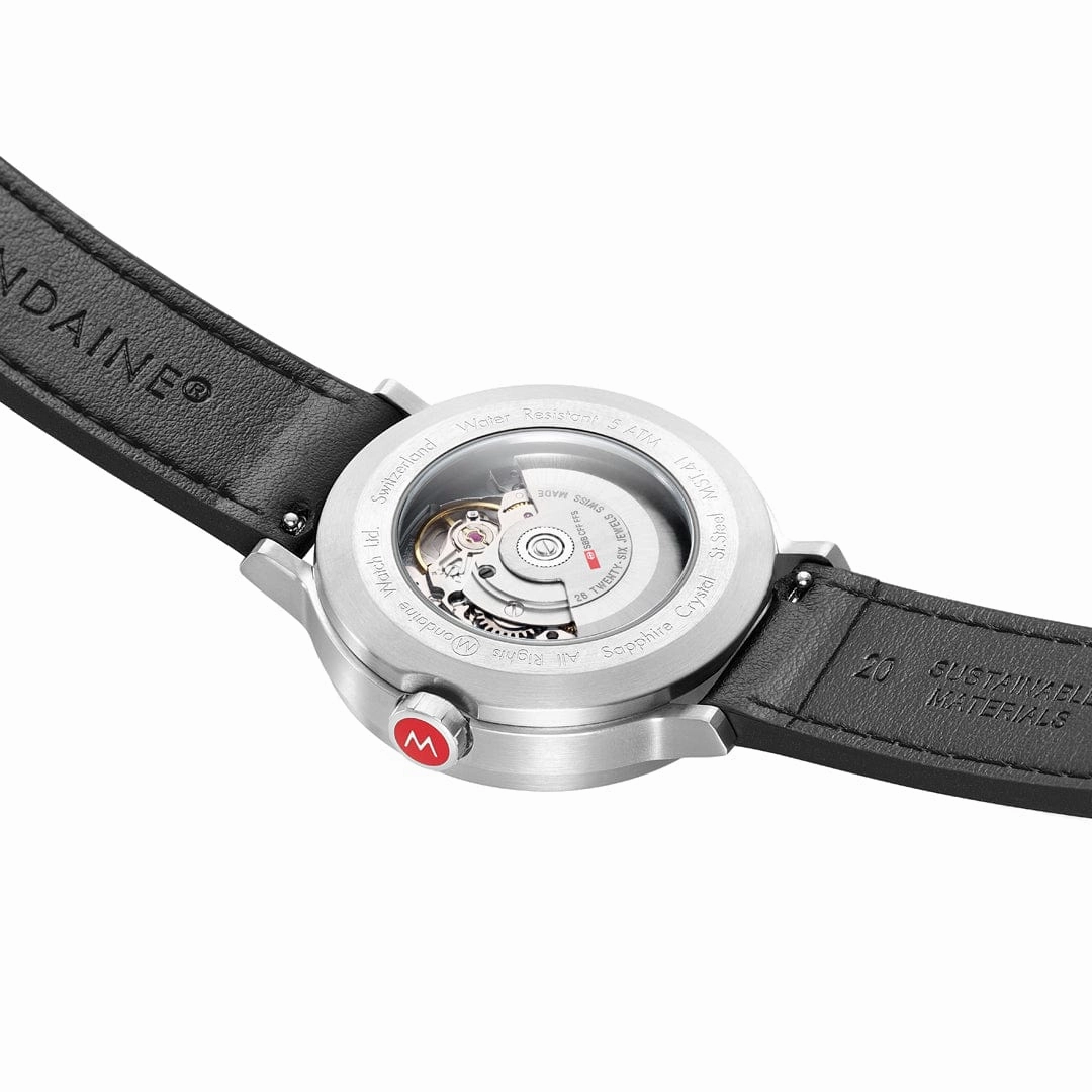 Original Automatic, Automatic Movement, Black Vegan Leather Watch, 41mm
