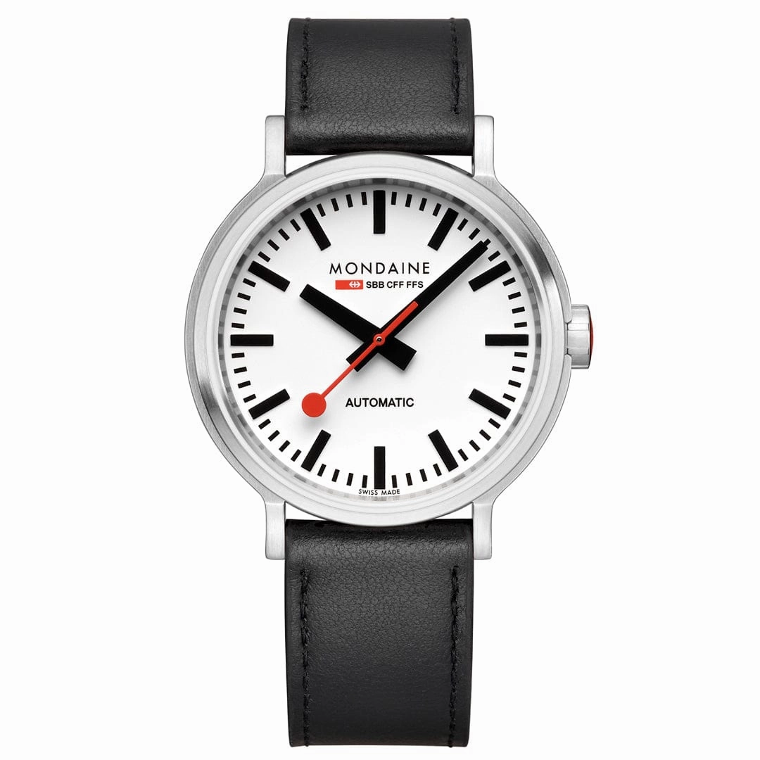 Original Automatic, Automatic Movement, Black Vegan Leather Watch, 41mm