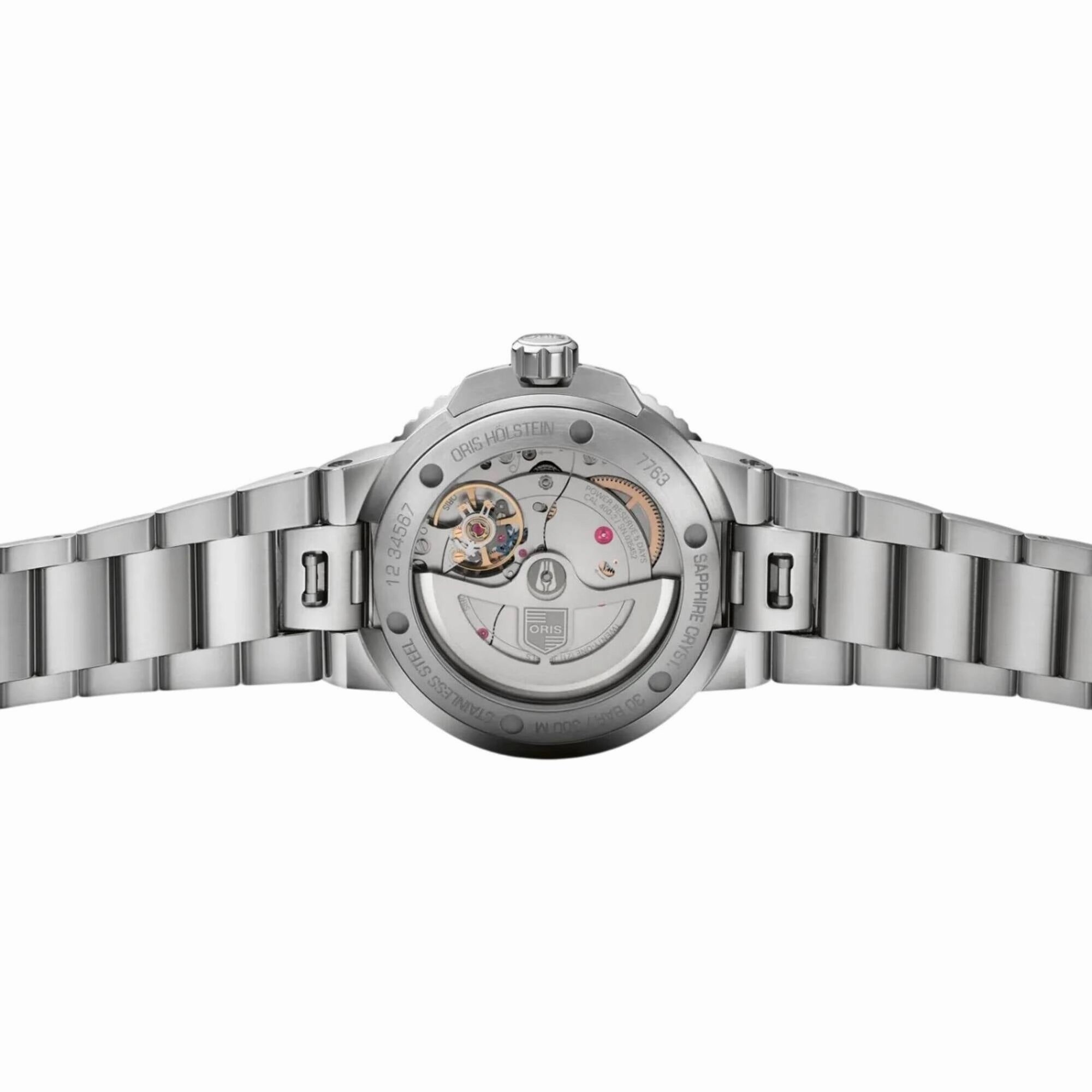 Oris Men's Watch - Aquis Automatic Green Dial Steel | 01 400 7763 4157-07 8 24 09PEB