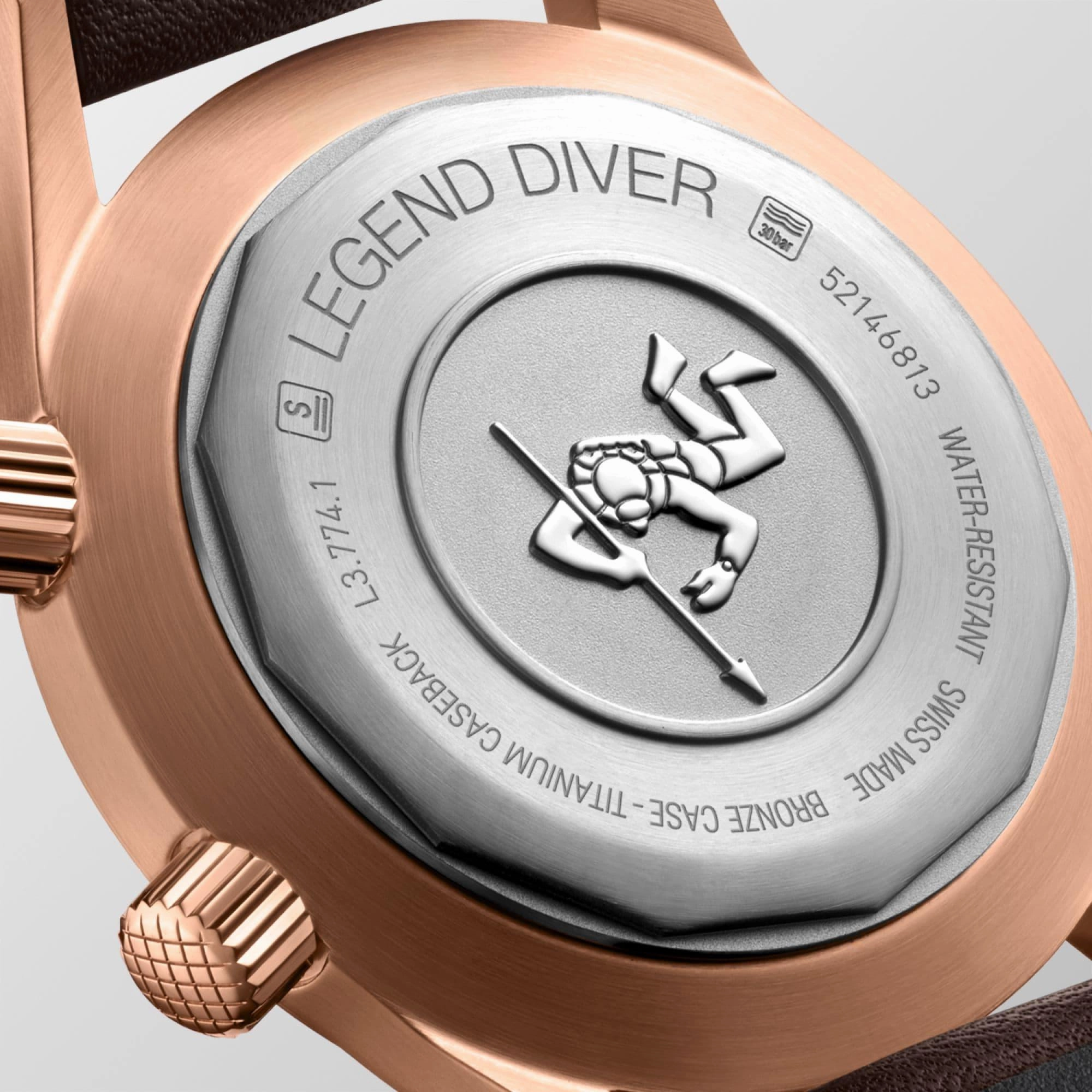 Orologio Longines The Longines Legend Diver Watch L3.774.1.50.2