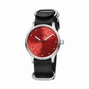 Panova Red 40mm - Two-Piece Leather Strap
