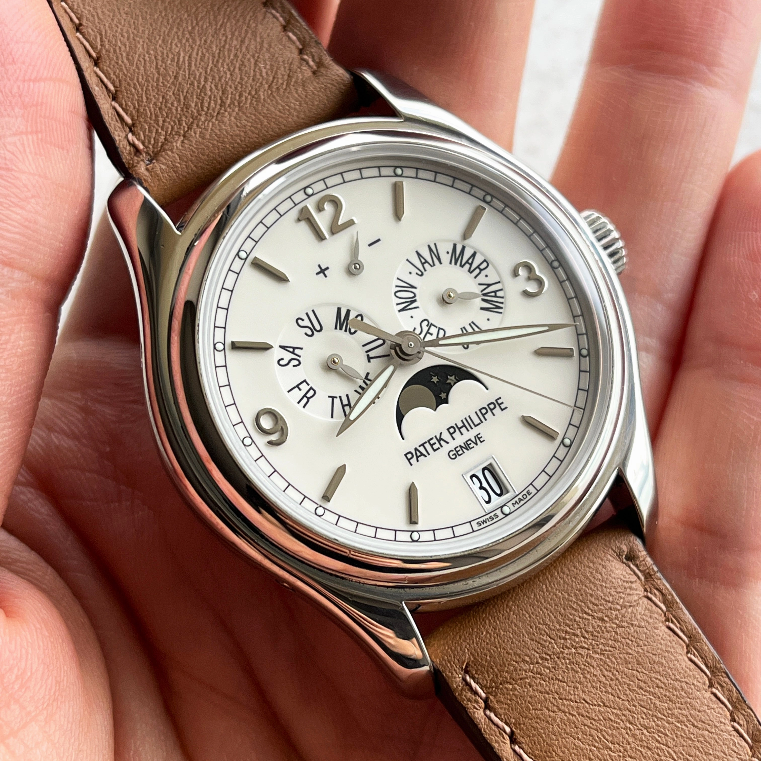 Patek Philippe Annual Calendar, White Gold