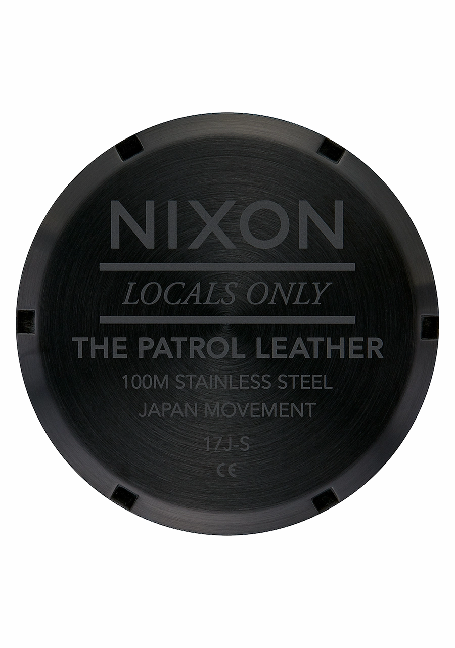 Patrol Leather - Black / Silver / Black
