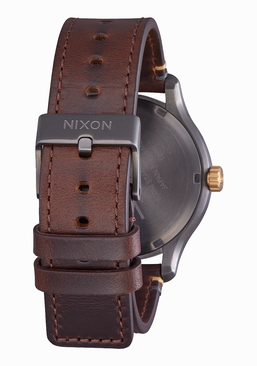 Patrol Leather - Gunmetal / Gold