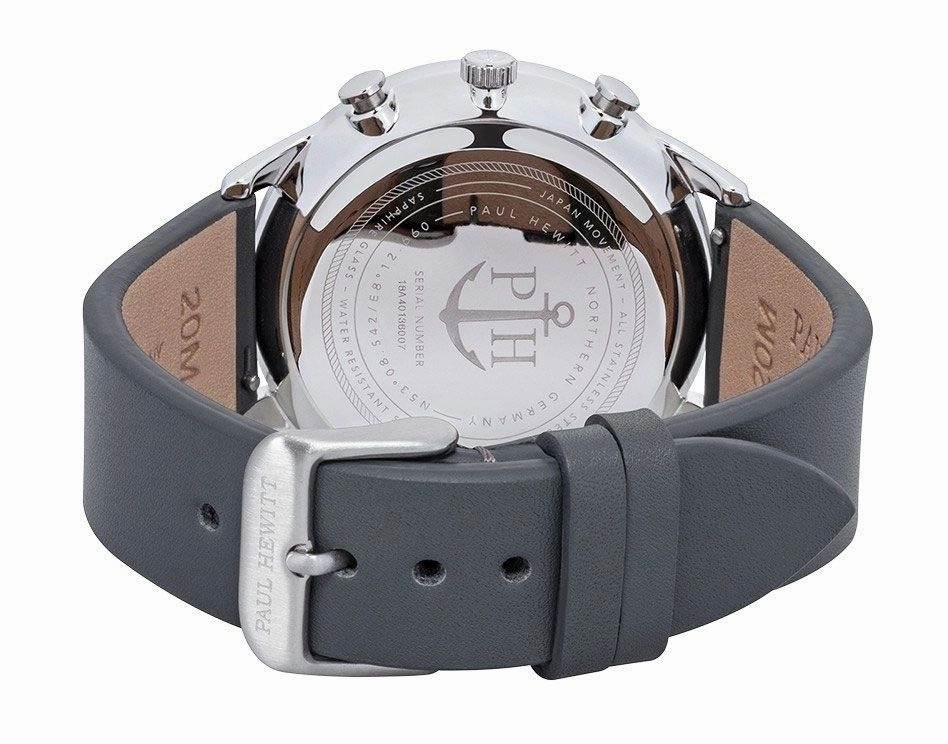 Paul Hewitt Chrono Midnight Ocean Silver Watch